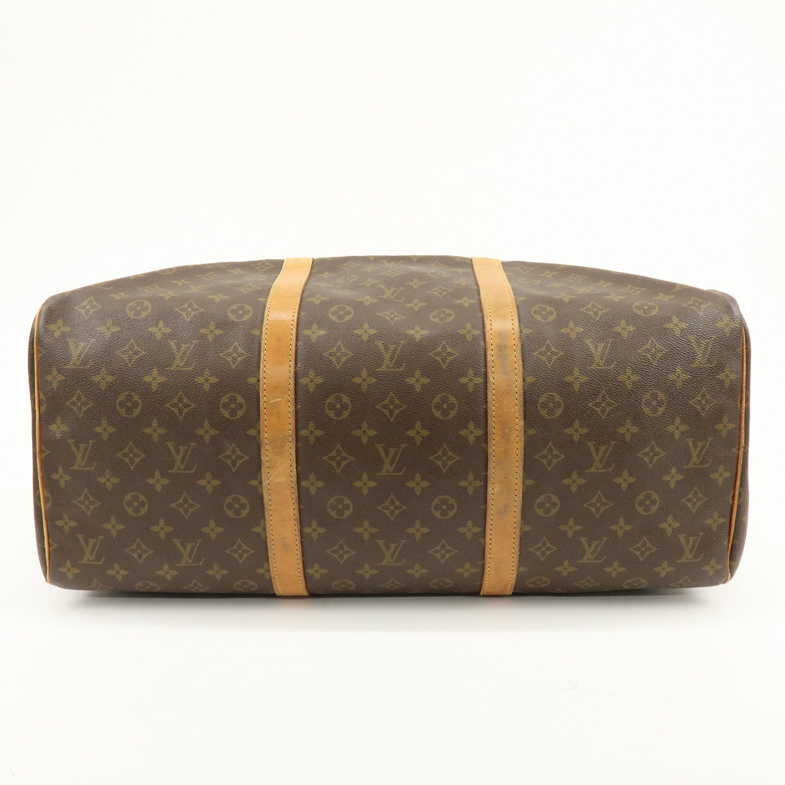 Louis Vuitton Monogram Sac Souple 55 Boston Bag Brown M41622