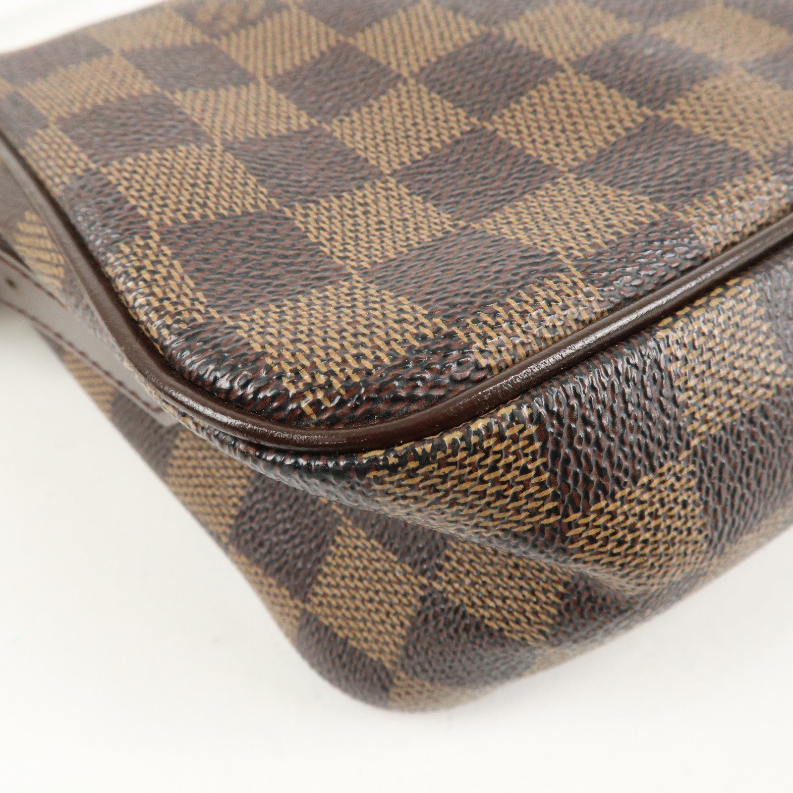 Louis Vuitton Damier Leather Canvas Ravello GM Shoulder Bag N60006 Used