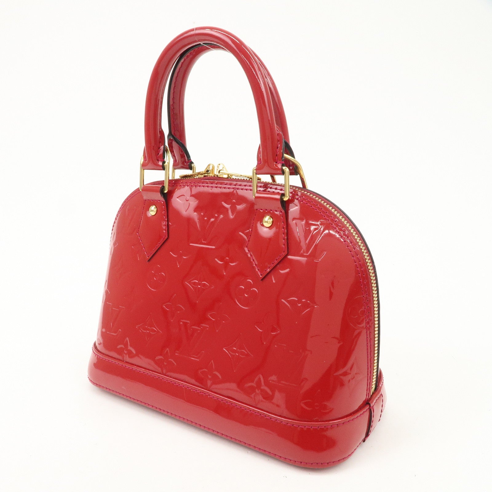 Louis Vuitton Monogram Vernis Leather Alma BB 2Way Shoulder Bag Used