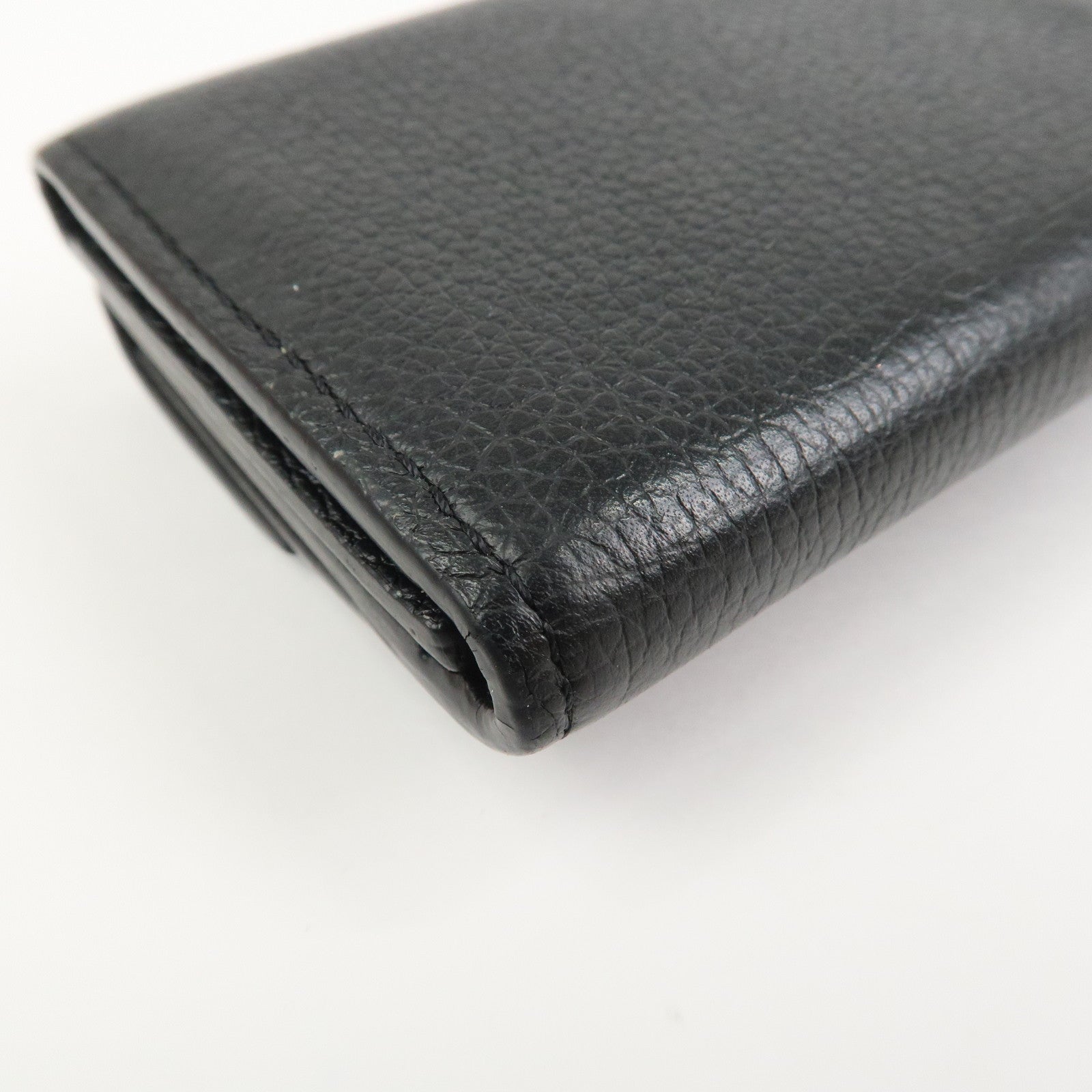 Louis Vuitton Portefeuille Lock Mini Compact Wallet Noir M63921