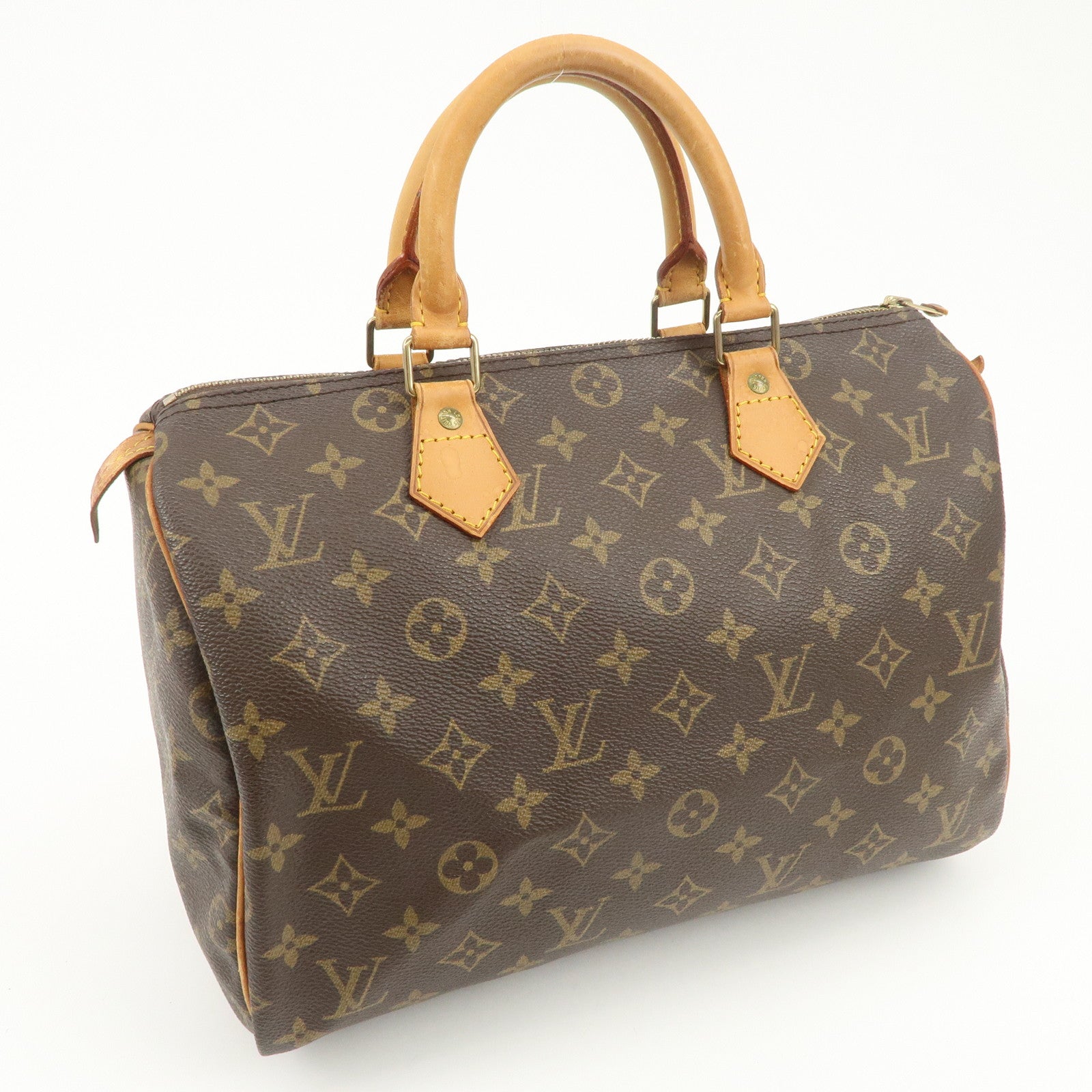 Louis Vuitton Monogram Speedy 30 Boston Bag Hand Bag Brown M41526