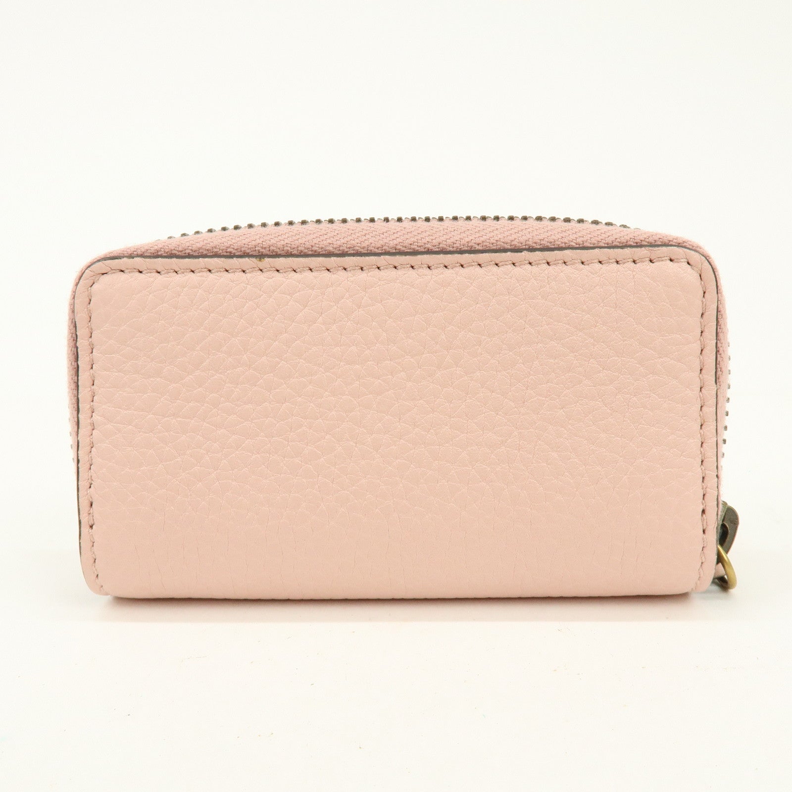 GUCCI Animalier Leather 6 Ring Key Case Key Holder Pink 498096