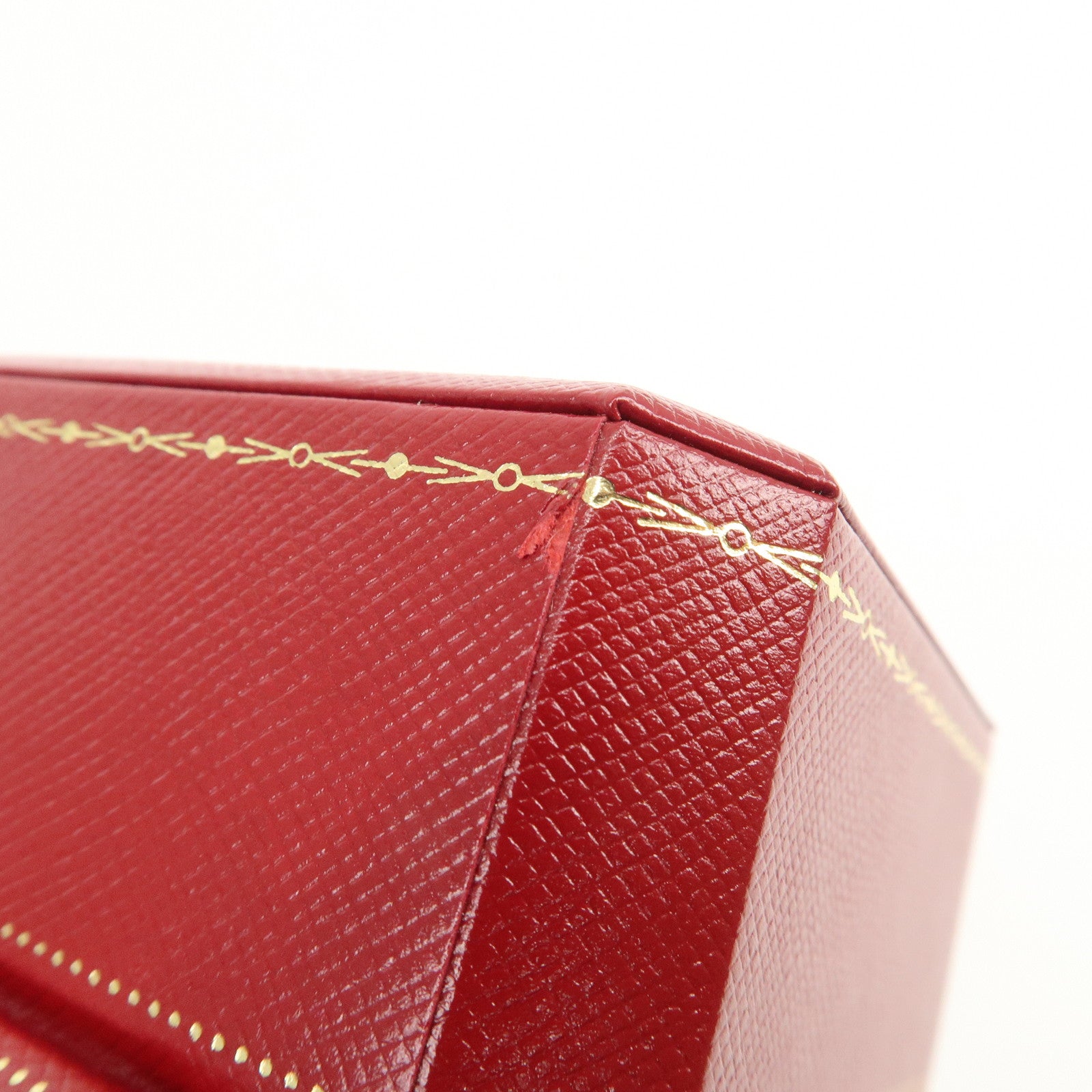 Cartier Set of 2 Jewelry Box Ring Box Display Box Red