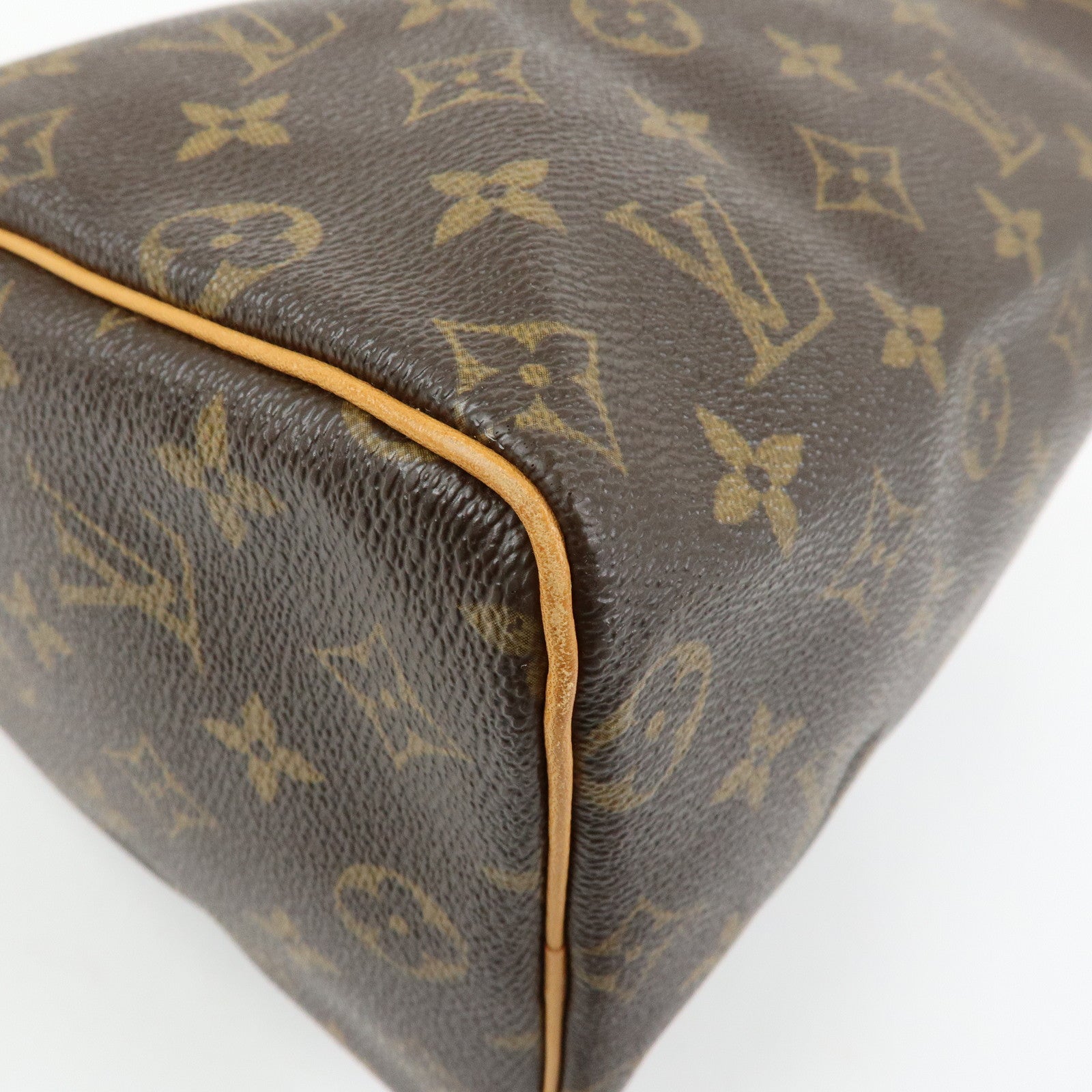 Louis Vuitton Monogram Speedy 25 Boston Bag Hand Bag Brown M41528