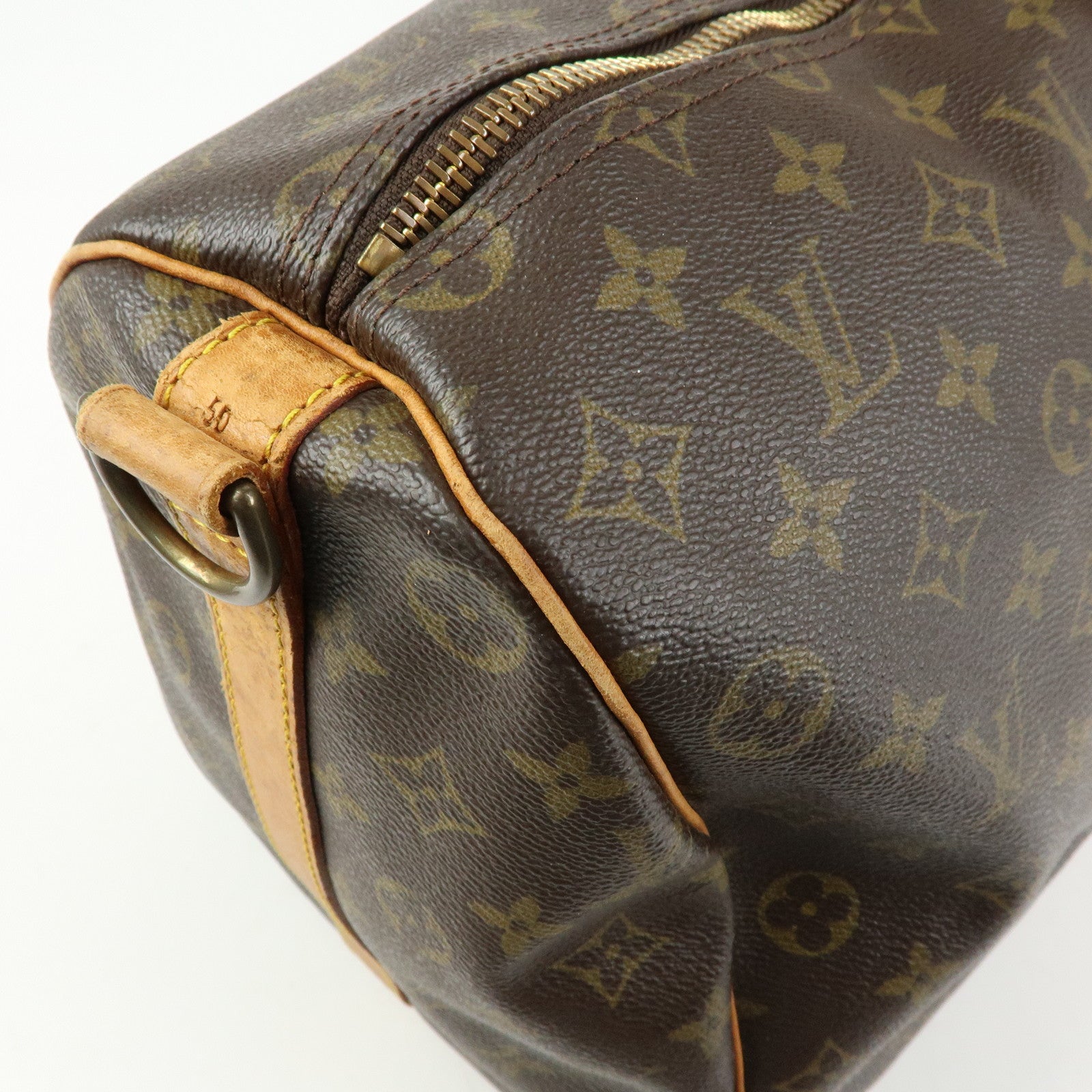 Louis Vuitton Monogram Keep All Bandouliere 50 Boston Bag M41416