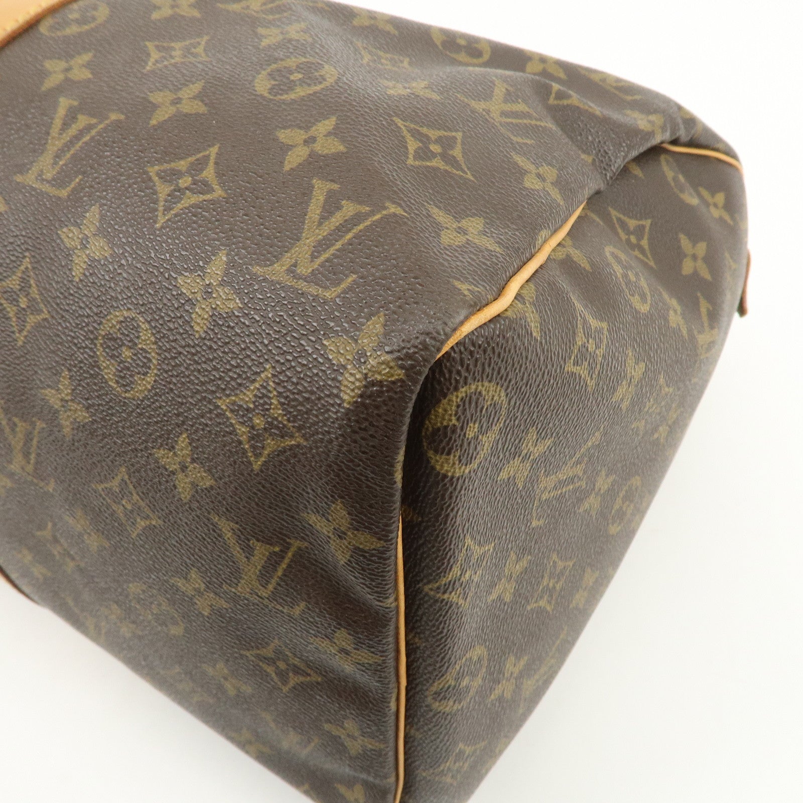 Louis Vuitton Monogram Keep All 45 Boston Bag Brown M41428