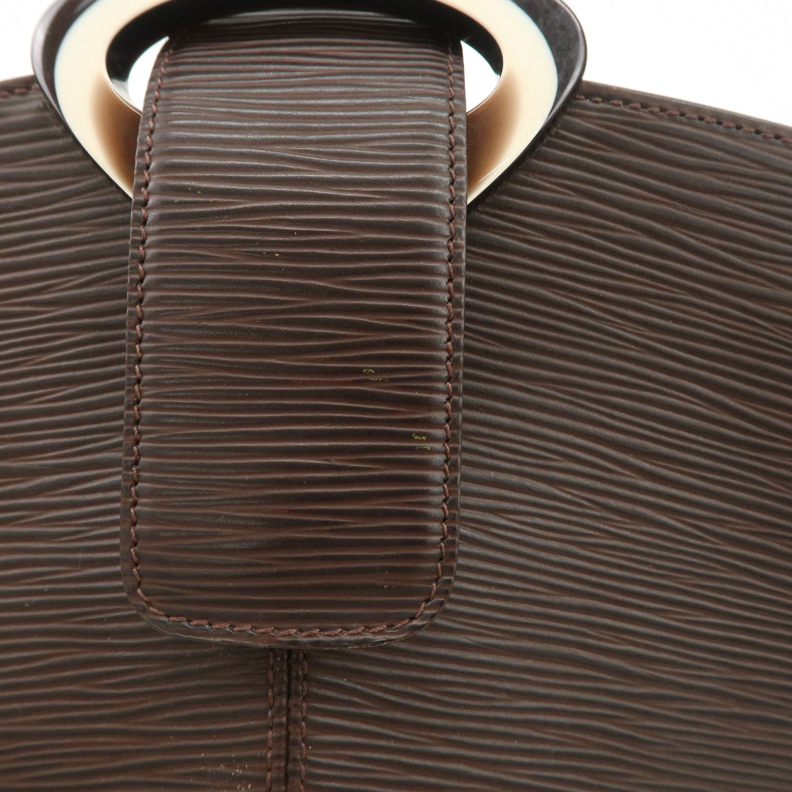 Louis Vuitton Epi Reverie Hand Bag Shoulder Bag Moca M5216D Used