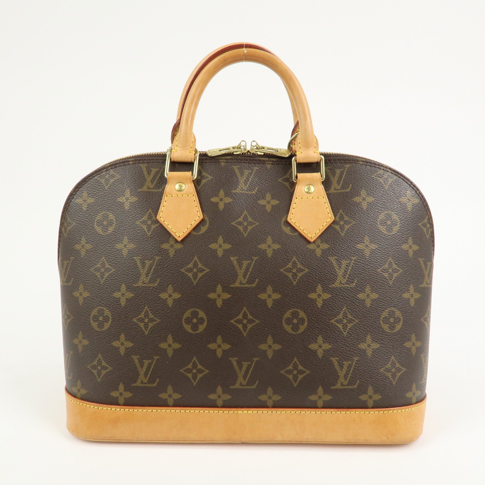 Louis Vuitton Monogram Canvas Alma Hand Bag Brown M51130