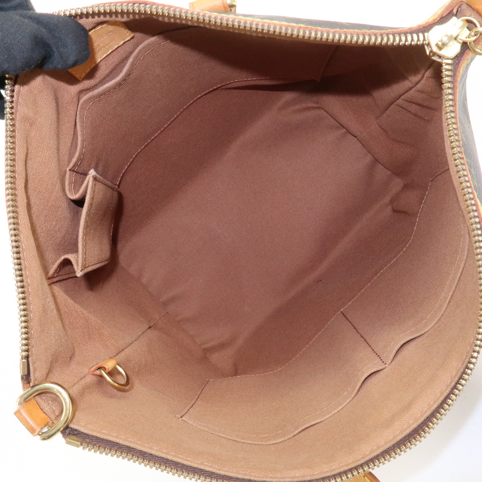 Louis Vuitton Monogram Canvas Palermo PM 2Way Hand Bag Brown M40145