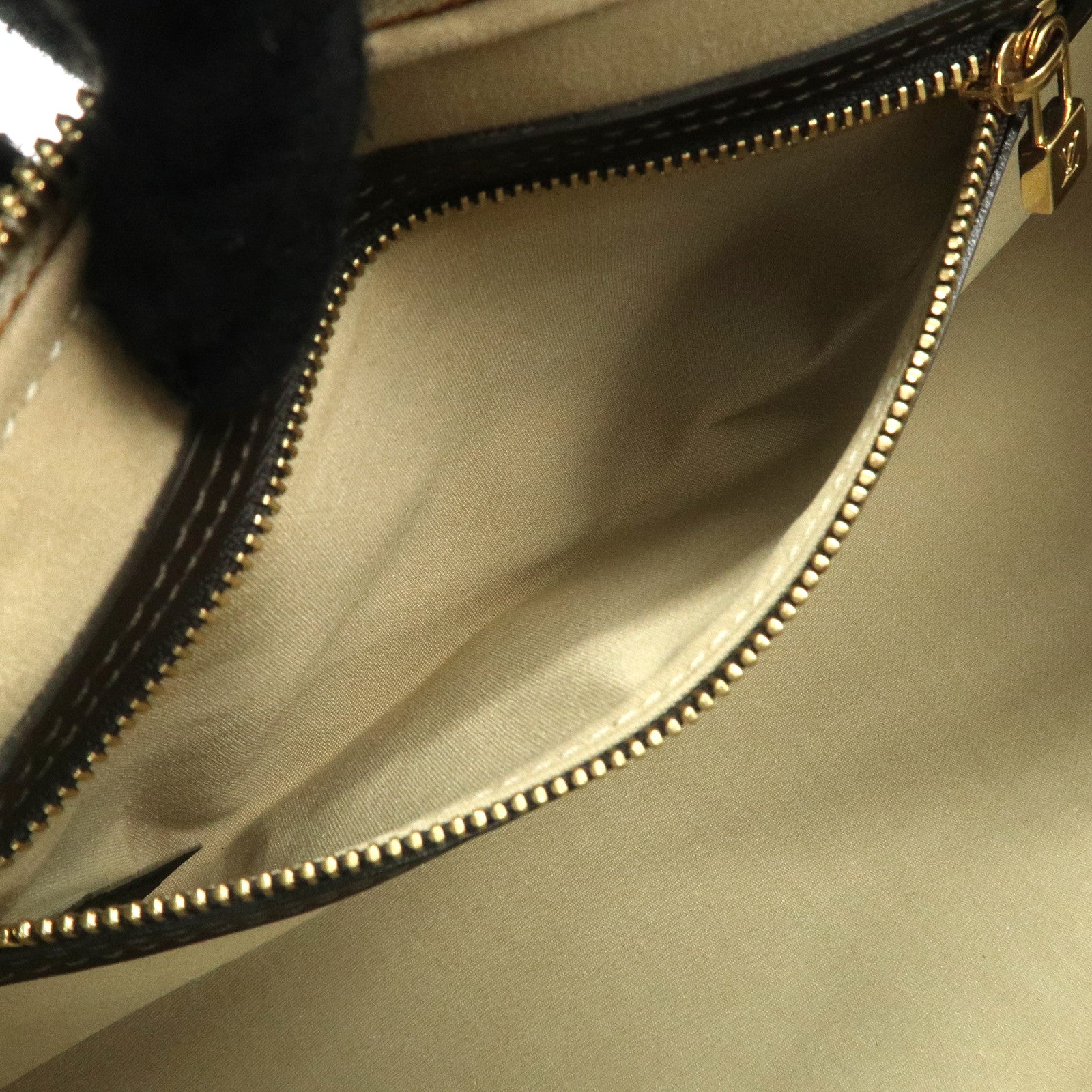 Louis Vuitton Monogram Mini Canvas Alma Long Hand Bag Khaki M92206 Used