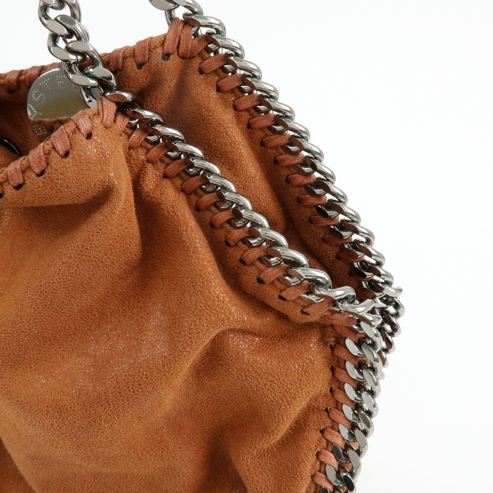 STELLA MCCARTNEY Falabella Polyester 2Way Bag Hand Bag Brown