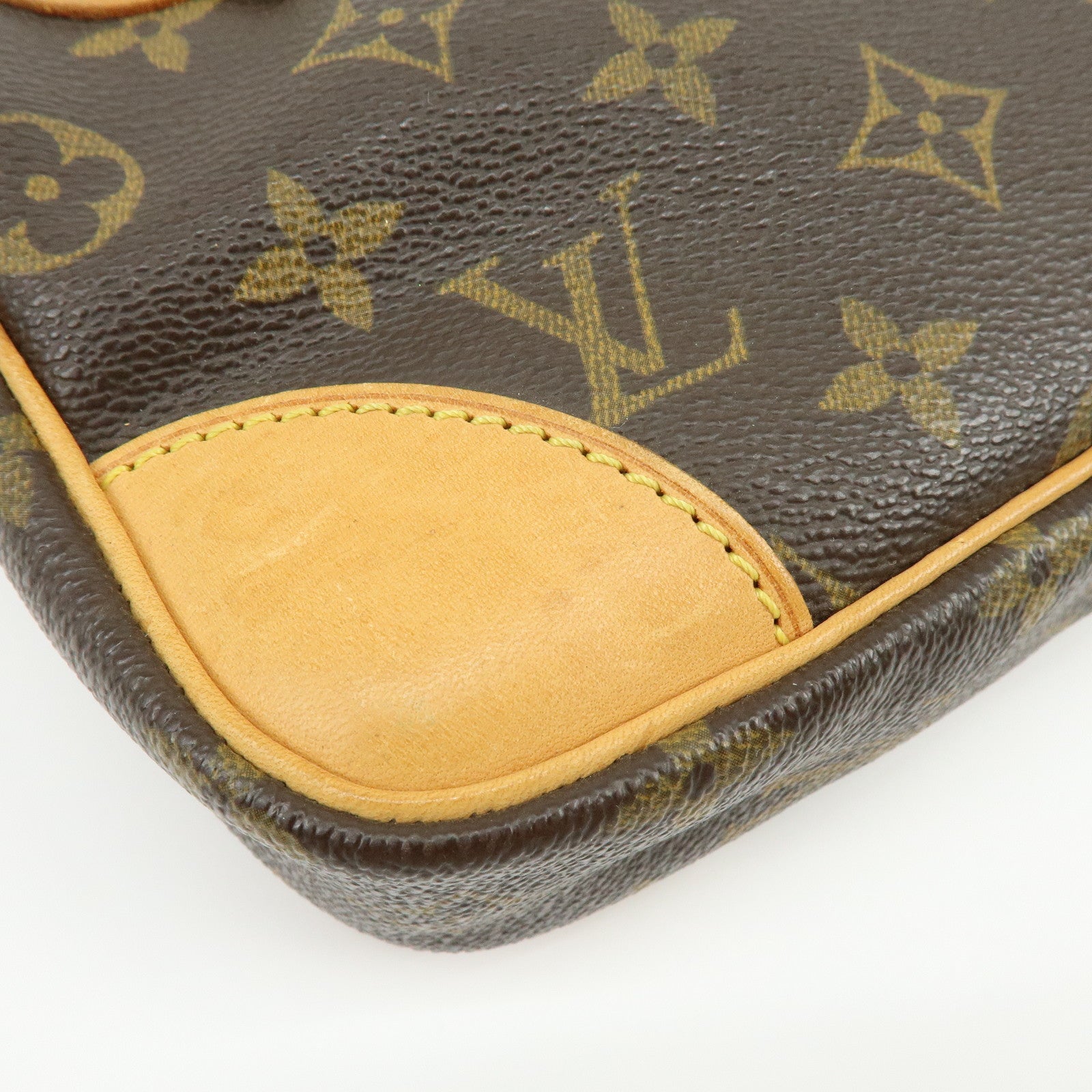 Louis Vuitton Monogram Marly Dragonne GM Clutch Bag Brown M51825