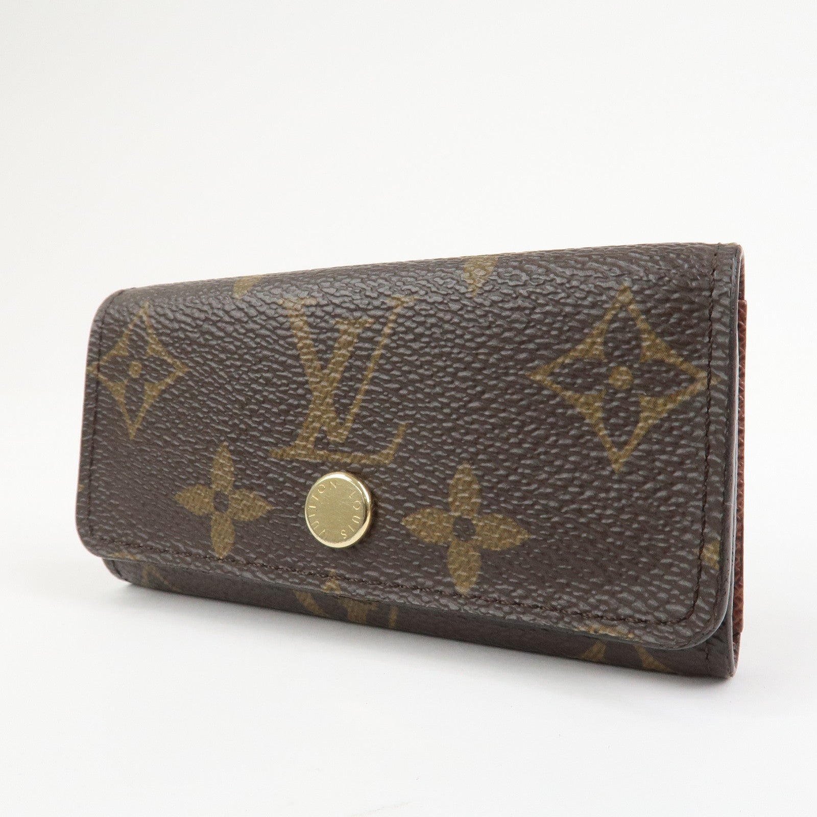 Louis Vuitton Monogram Multicles 4 Key Case Key Holder Brown M69517