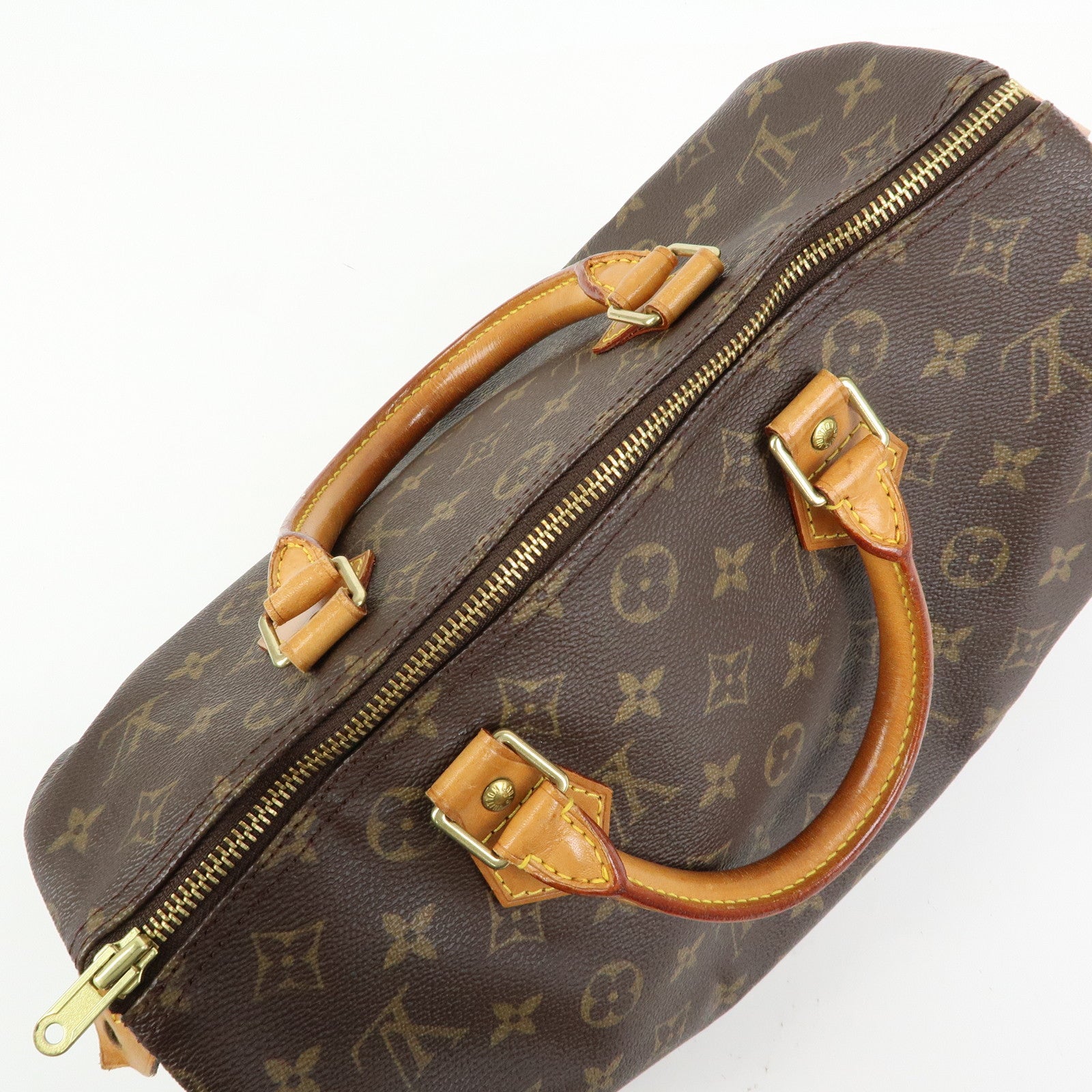 Louis Vuitton Monogram Speedy 30 Boston Bag Hand Bag Brown M41526