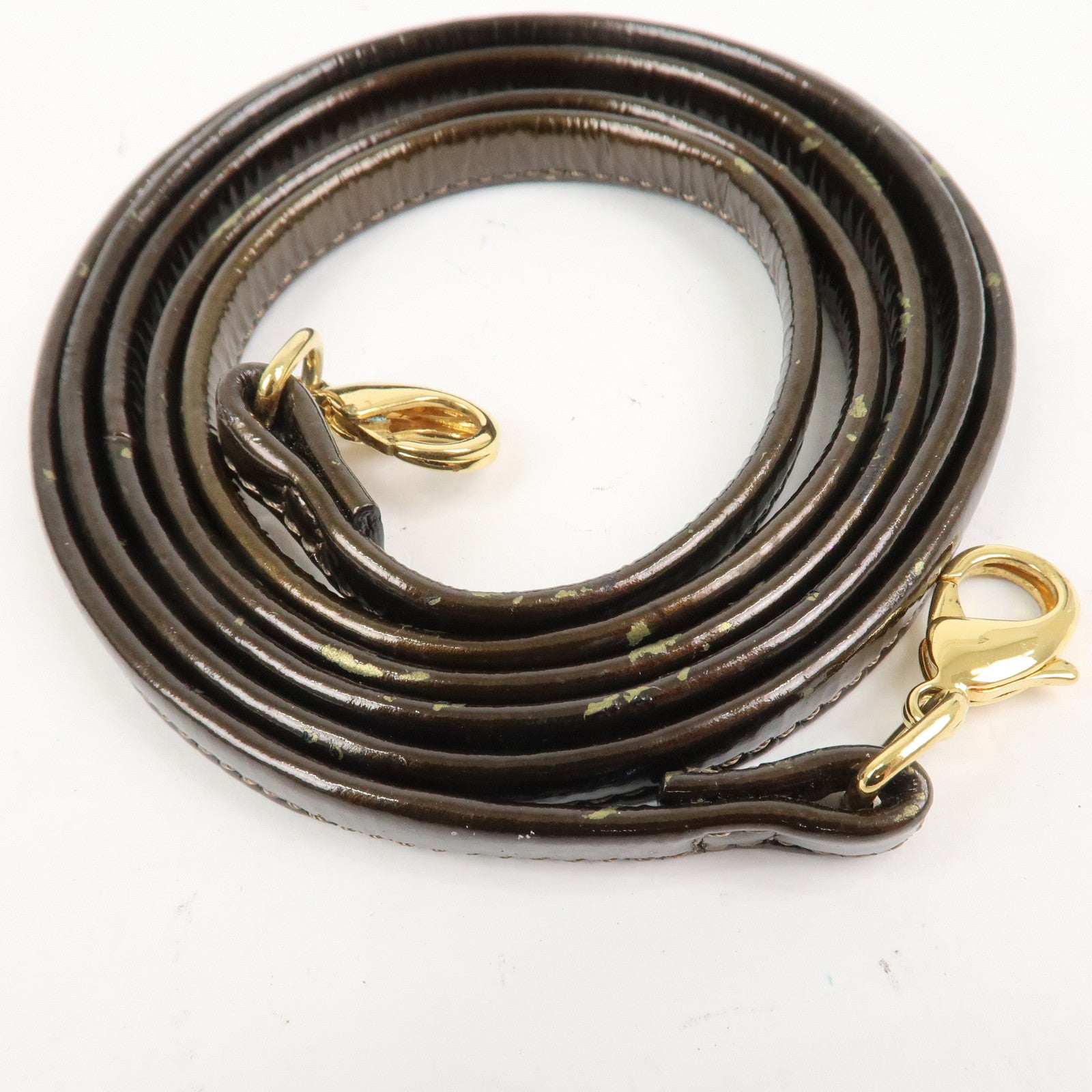 LOEWE Anagram Leather Micro Mini Amazona 2Way Shoulder Bag Brown