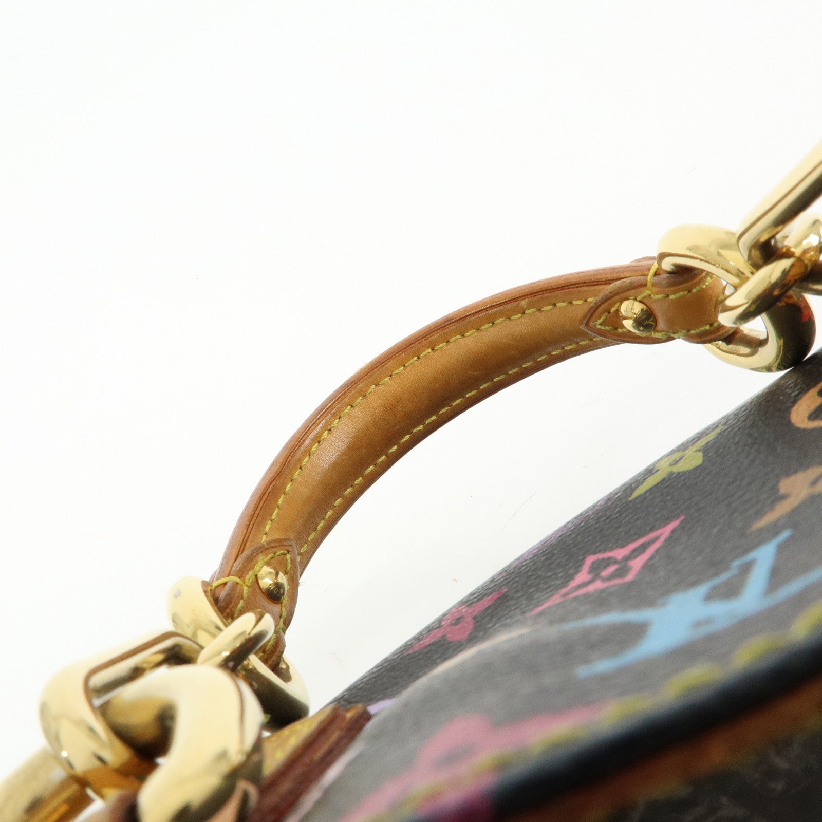 Louis Vuitton Monogram Multicolor Audra Hand Bag Noir Black M40048