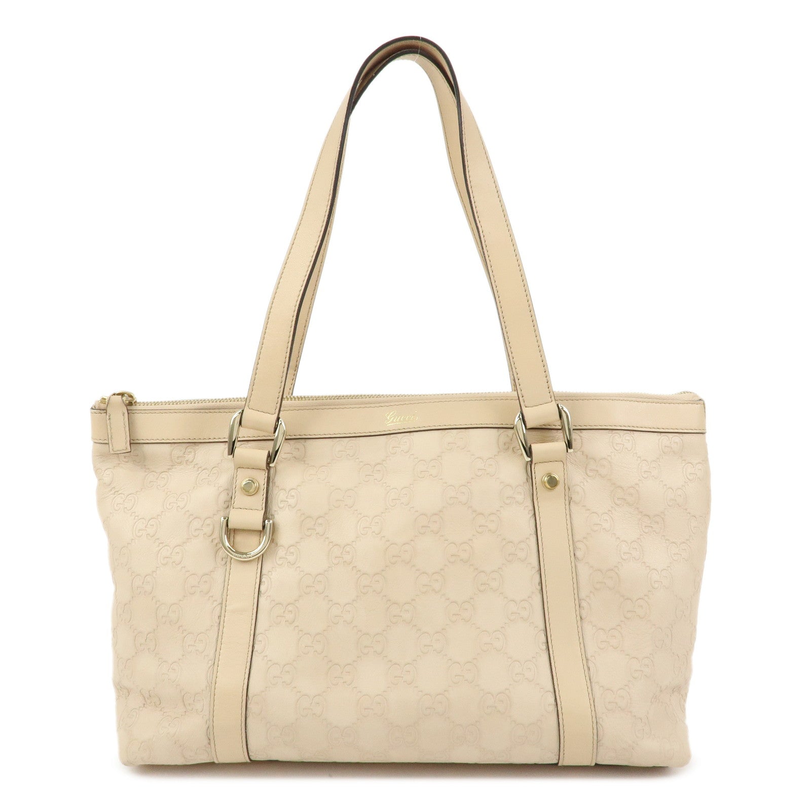 GUCCI Abbey Guccissima Leather Tote Bag Hand Bag Pink141470