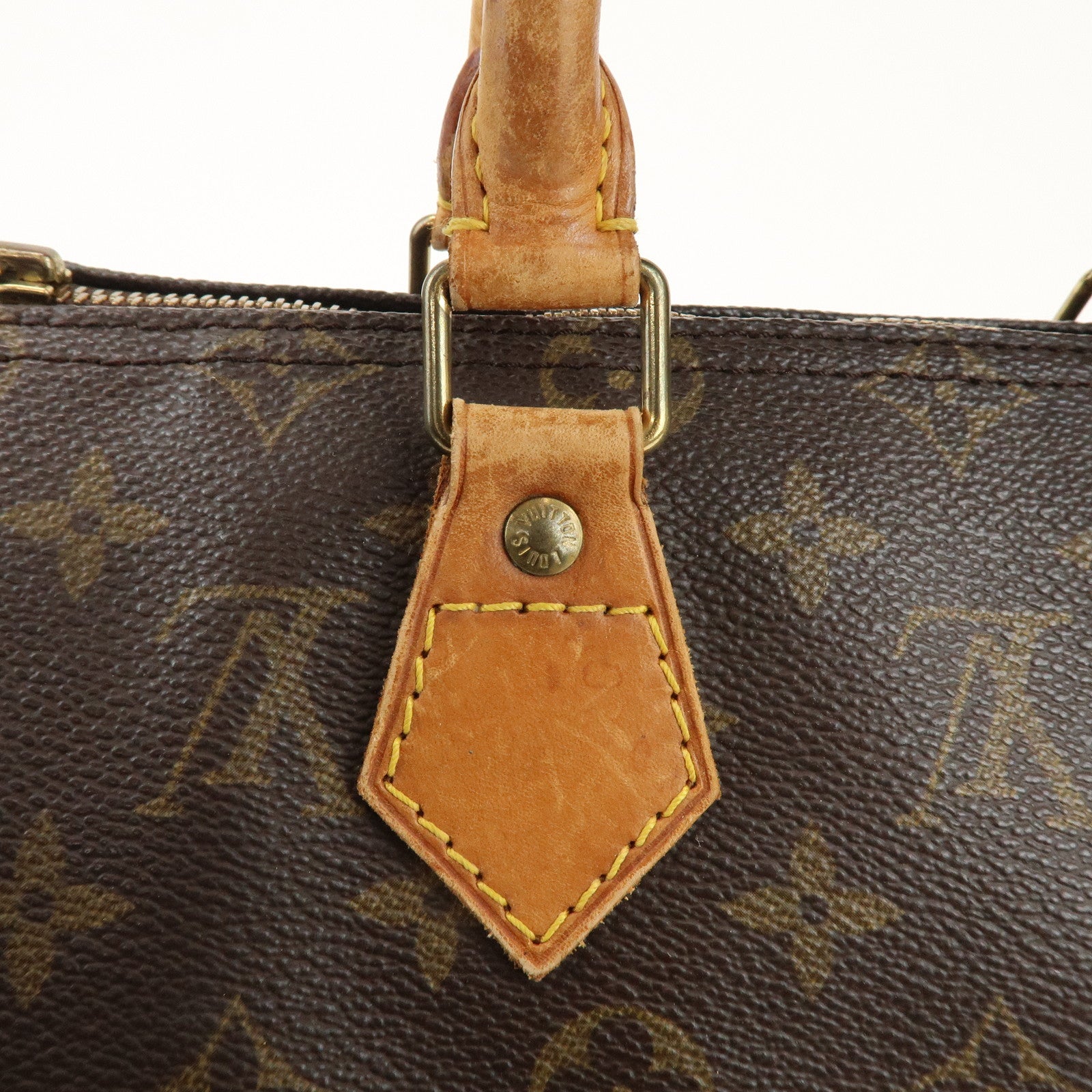 Louis Vuitton Monogram Speedy 25 Boston Bag Hand Bag Brown M41528