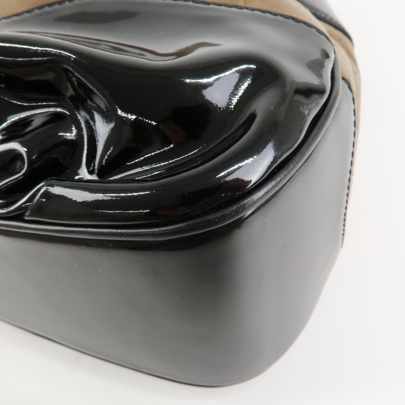 Louis Vuitton Monogram Patent Embossed Leather Shoulder Bag M95296 Used