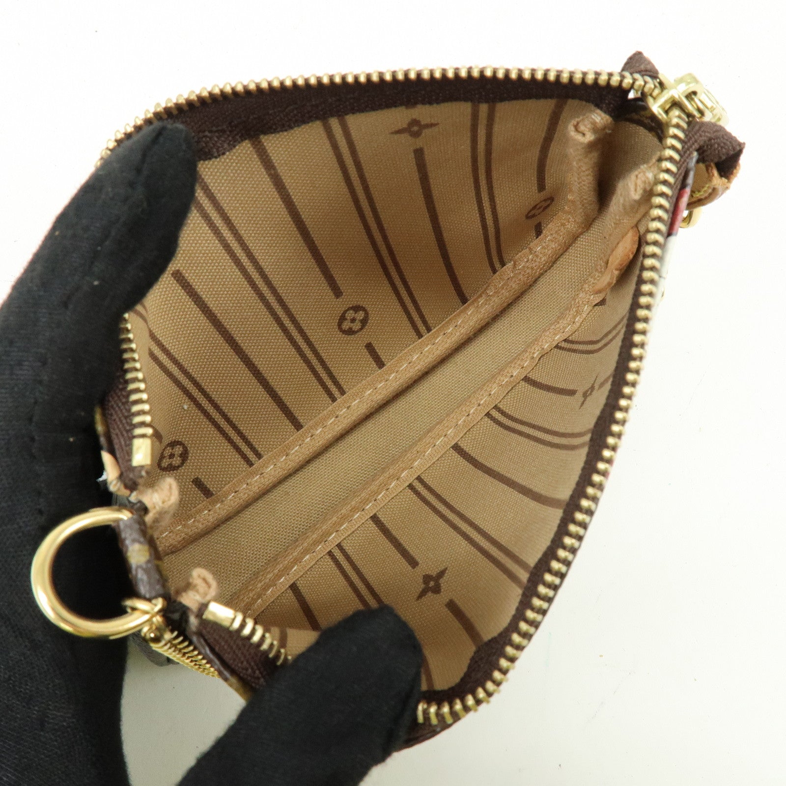 Louis Vuitton Monogram Patch Mini Pochette Accessoire Brown M95804