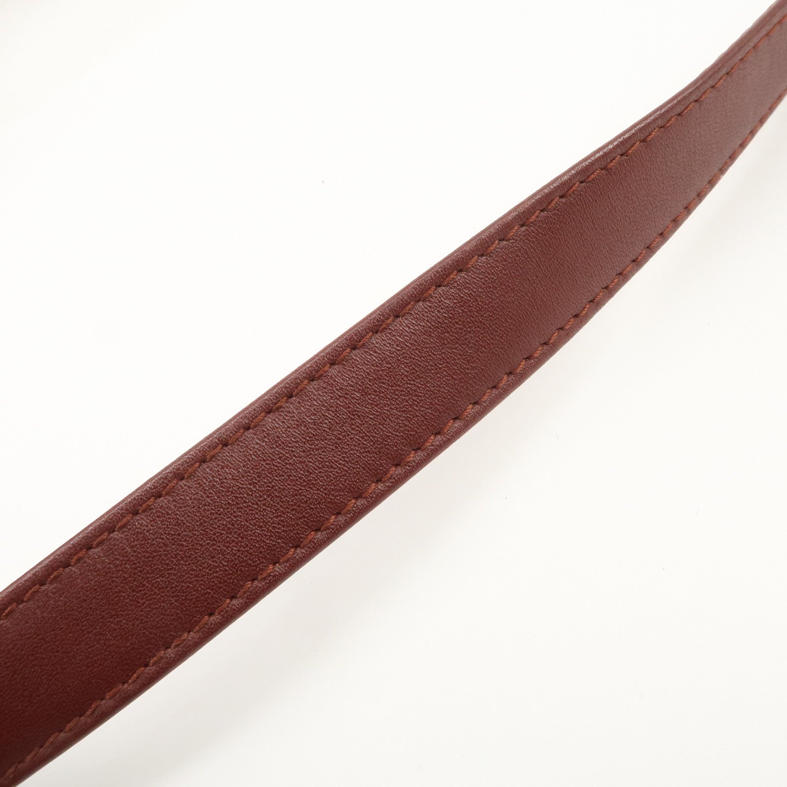 Cartier Must de Cartier Calf Leather Shoulder Bag Burgundy