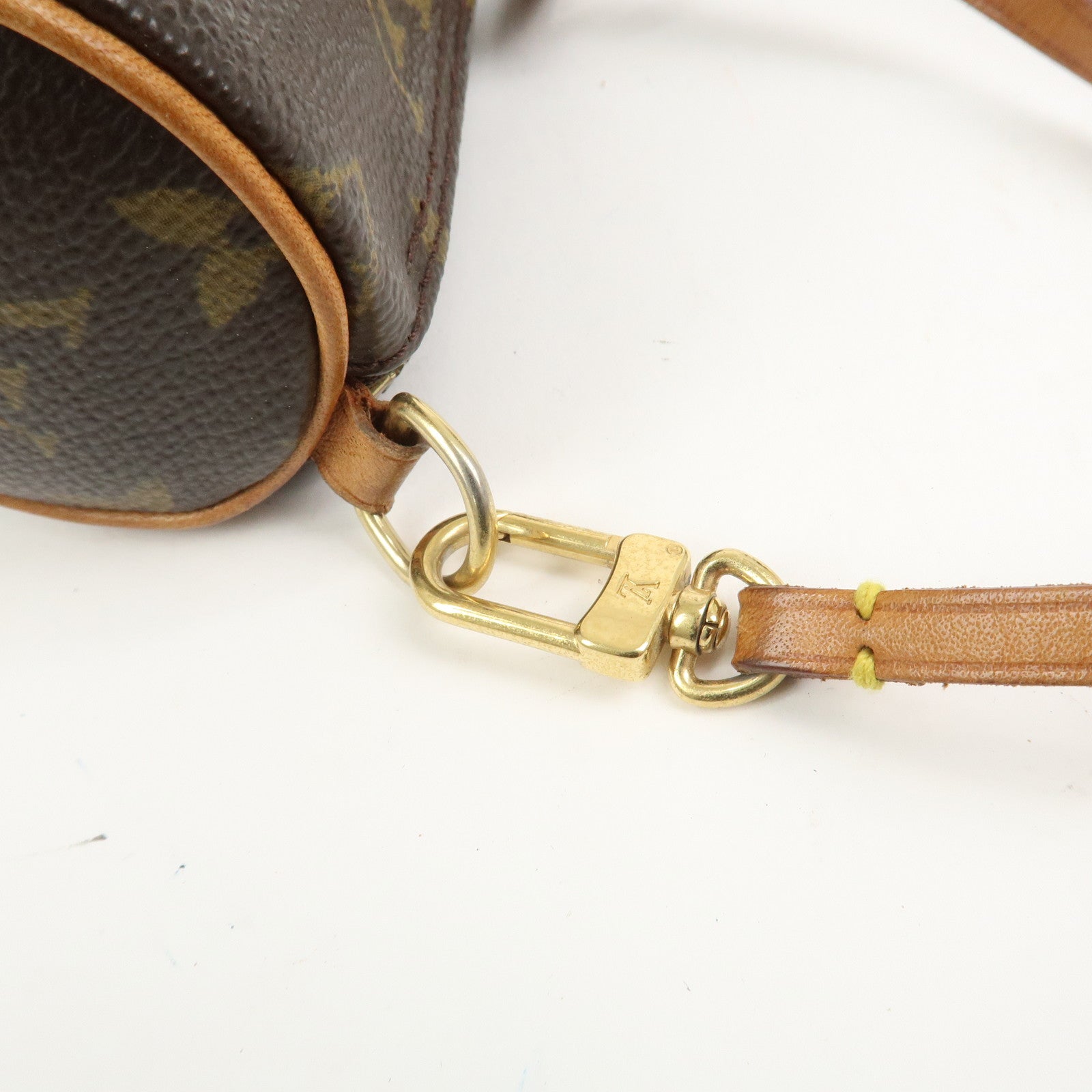 Louis Vuitton Mini Pouch for Papillon Bag New Style Brown
