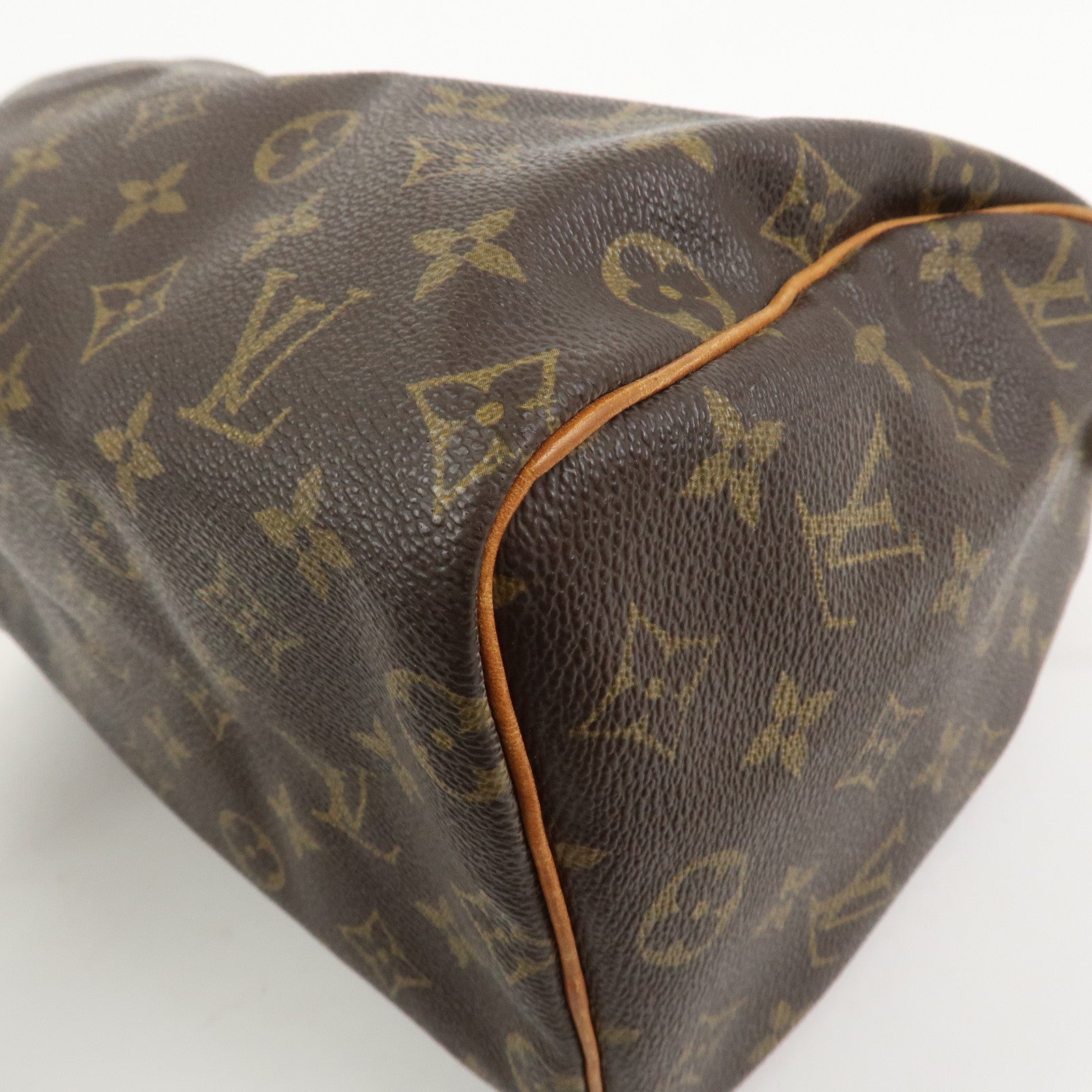 Louis Vuitton Monogram Speedy 25 Boston Bag Hand Bag Brown M41528
