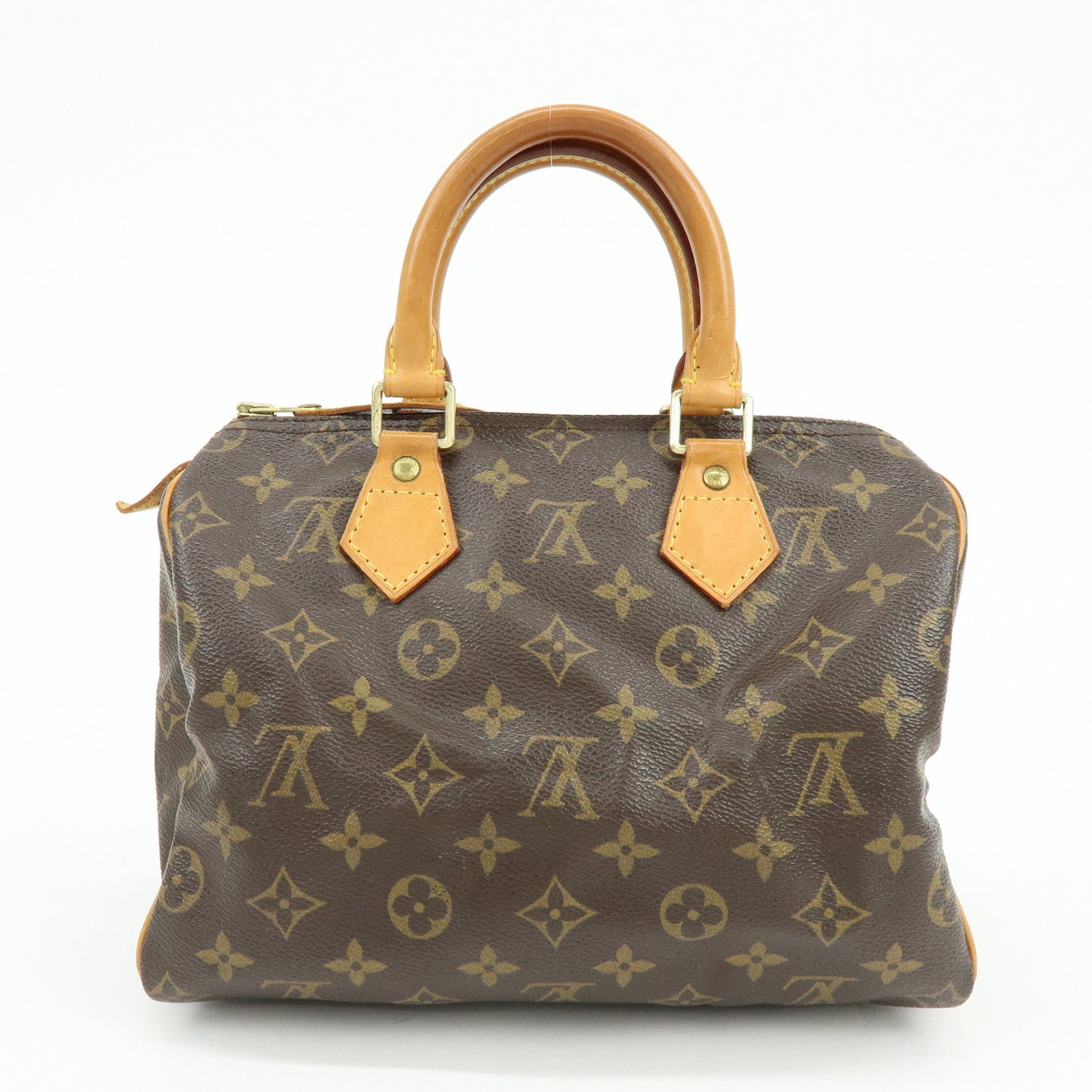 Louis Vuitton Monogram Speedy 25 Boston Bag Hand Bag Brown M41528