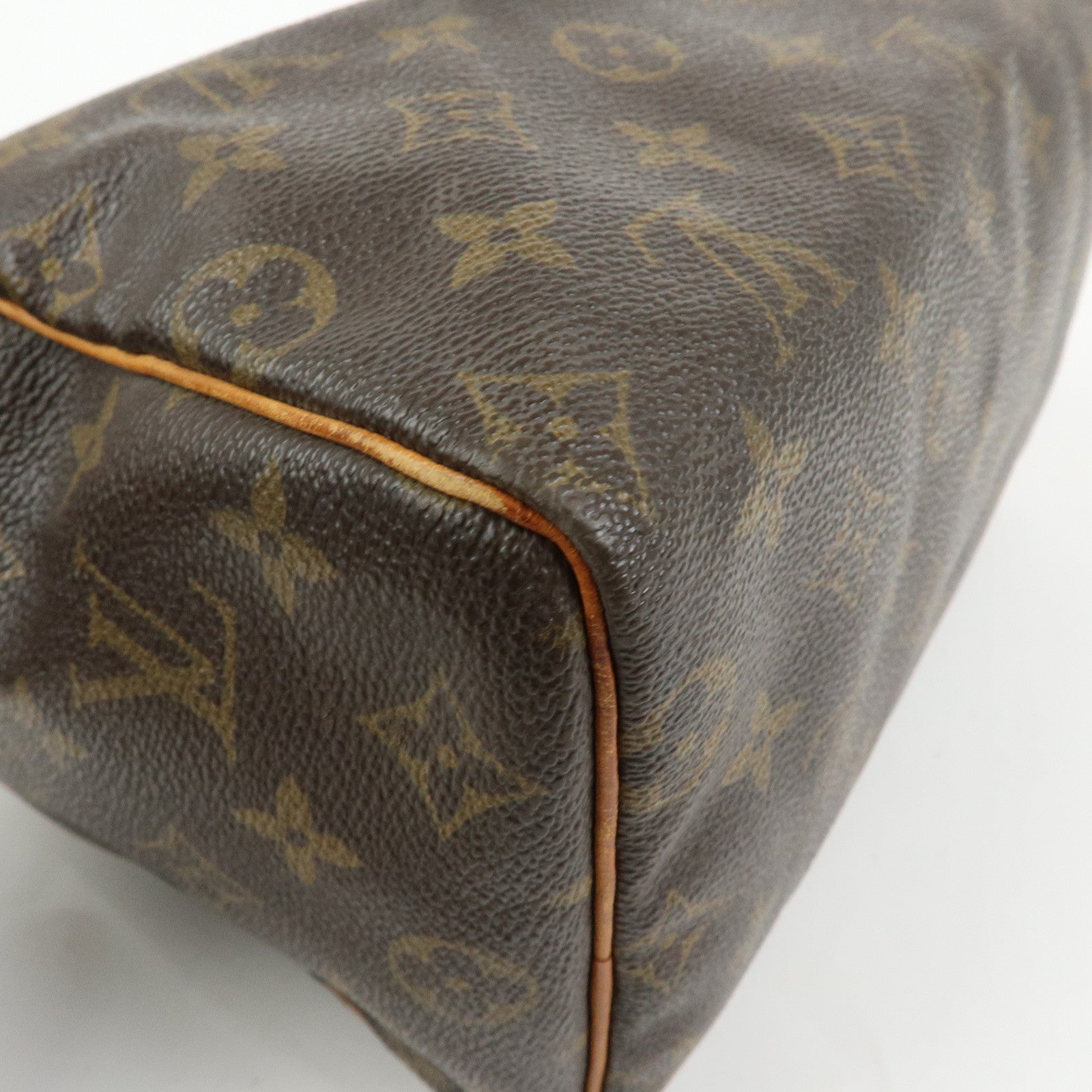Louis Vuitton Monogram Speedy 25 Boston Bag Hand Bag Brown M41528
