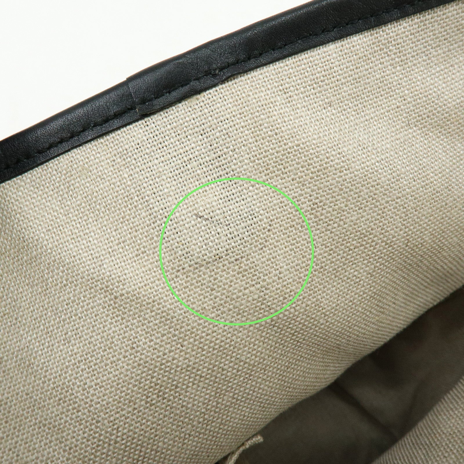 GUCCI Microguccissima Leather Tote Bag Shoulder Bag Black 449647