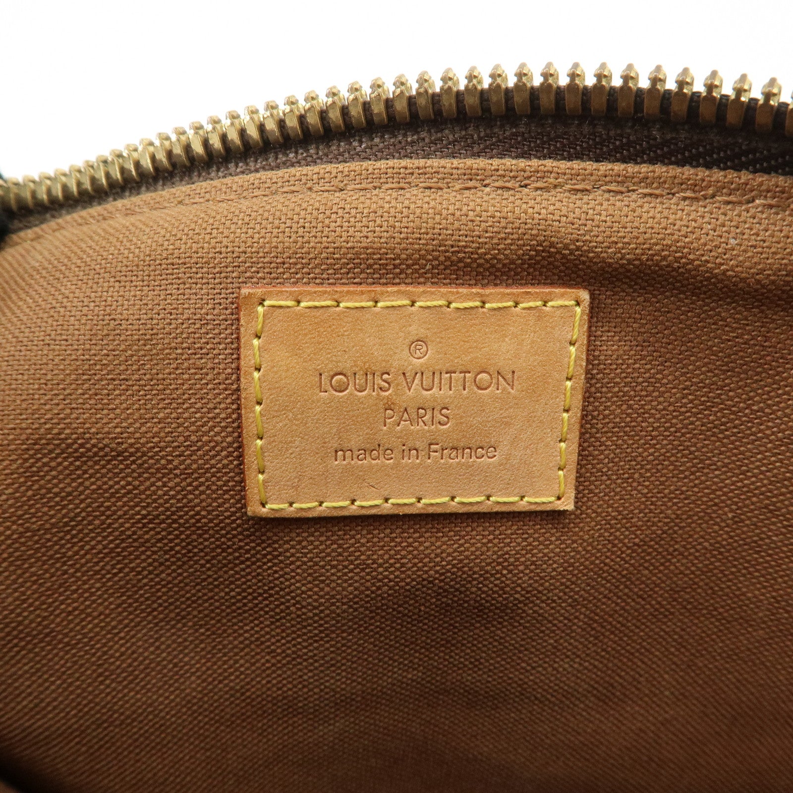 Louis Vuitton Monogram Palermo PM 2Way Hand Bag Brown M40145 Used