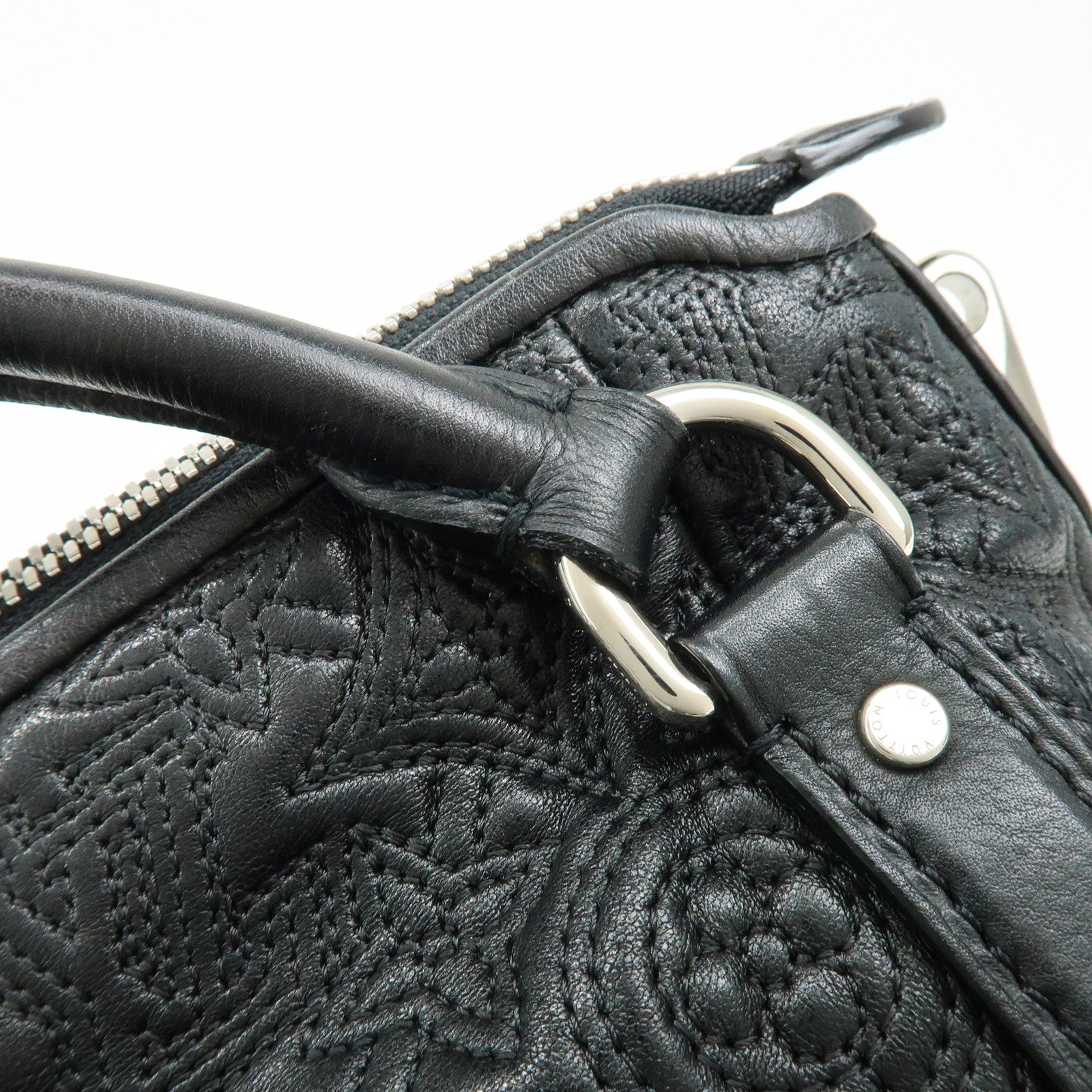 Louis Vuitton Monogram Antheia Ixia MM Hand Bag Noir M97071