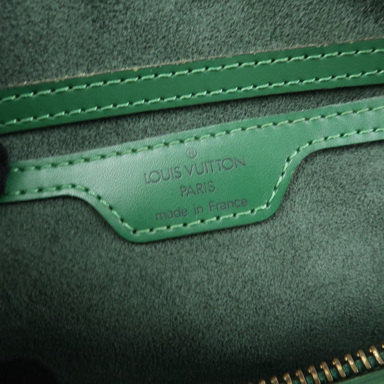 Louis Vuitton Epi Soufflot Hand Bag Borneo Green M52224