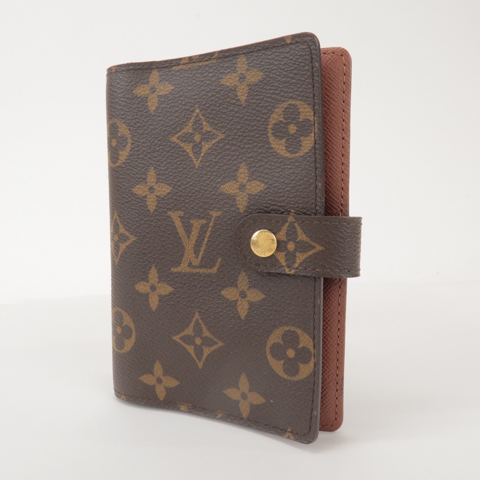 Louis Vuitton Monogram Agenda PM Planner Cover Brown R20005