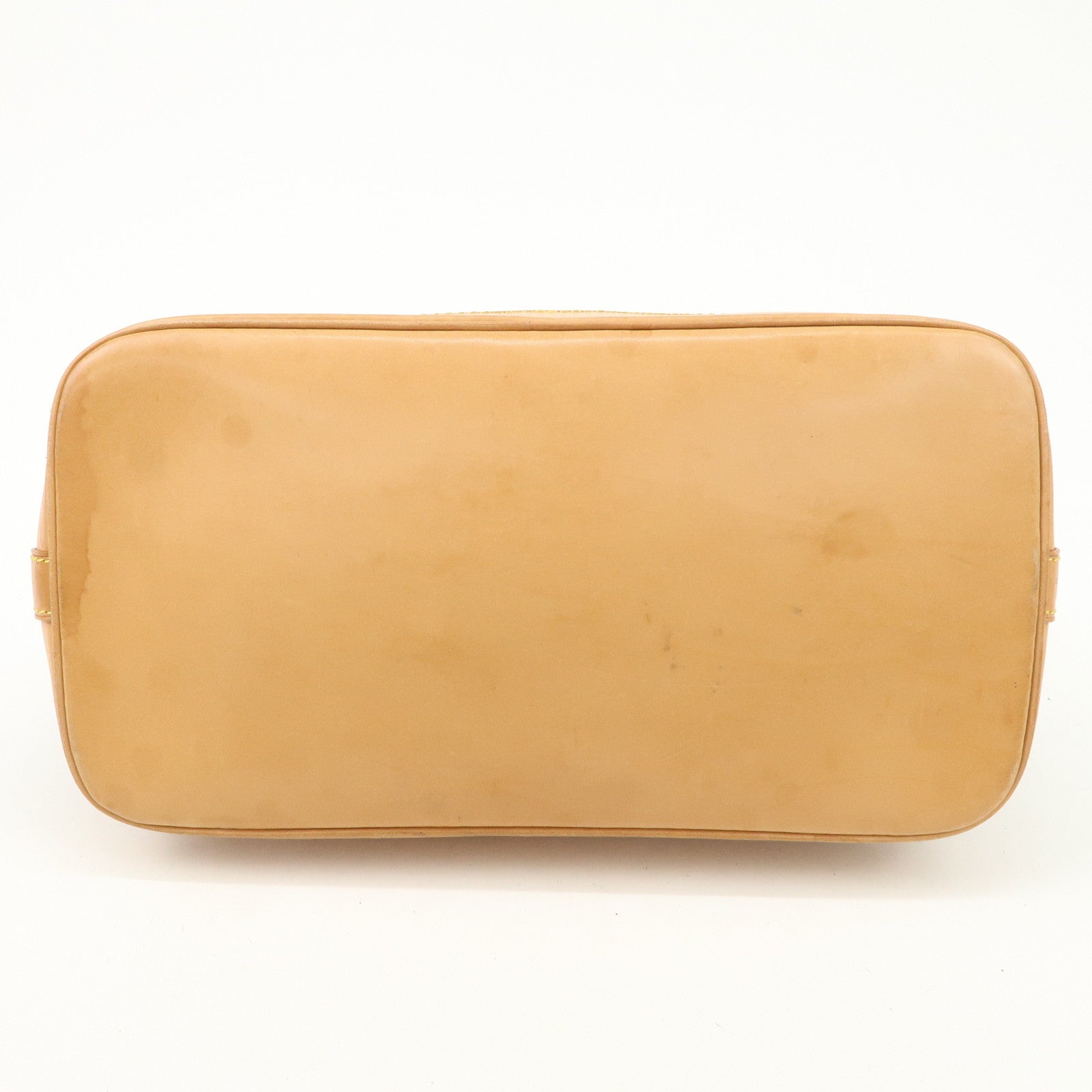 Louis Vuitton Monogram Canvas Alma Hand Bag Brown M51130 Used