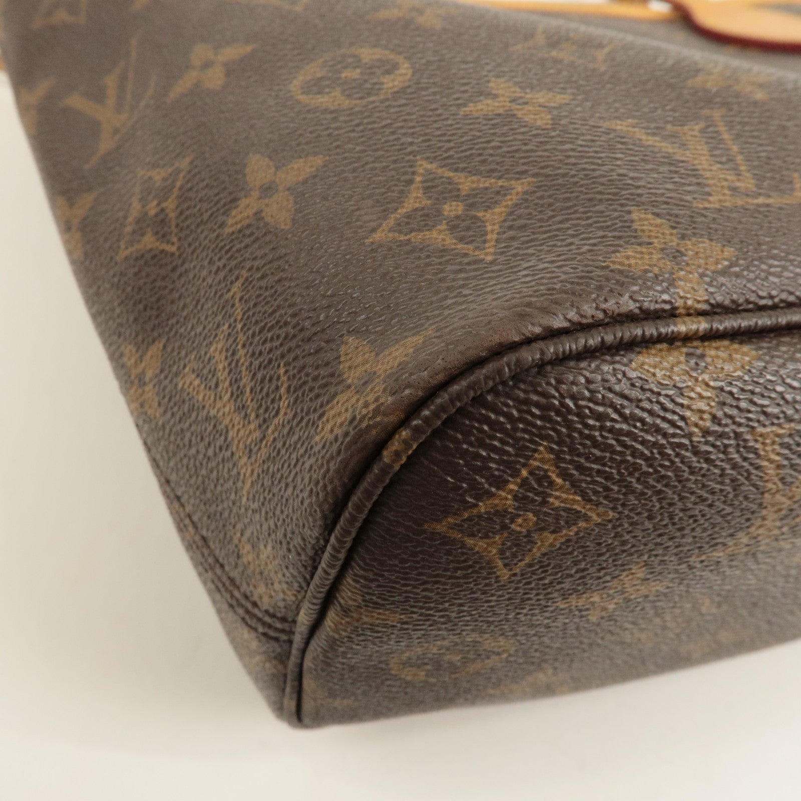 Louis Vuitton Monogram Neverfull PM Tote Bag Brown M41245 Used