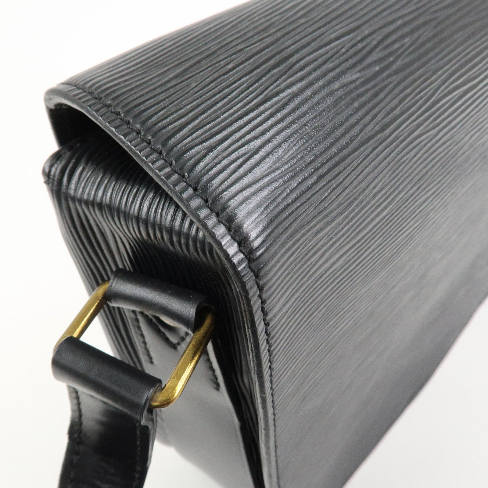 Louis Vuitton Epi Cartouchiere Shoulder Bag Noir Black M52242