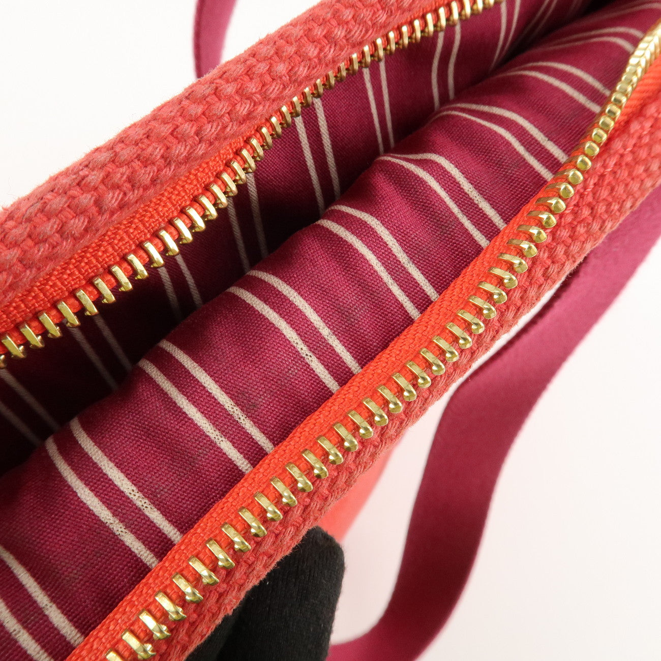 Louis Vuitton Antigua Cabas MM Tote Bag Hand Bag Rouge M40034 Used