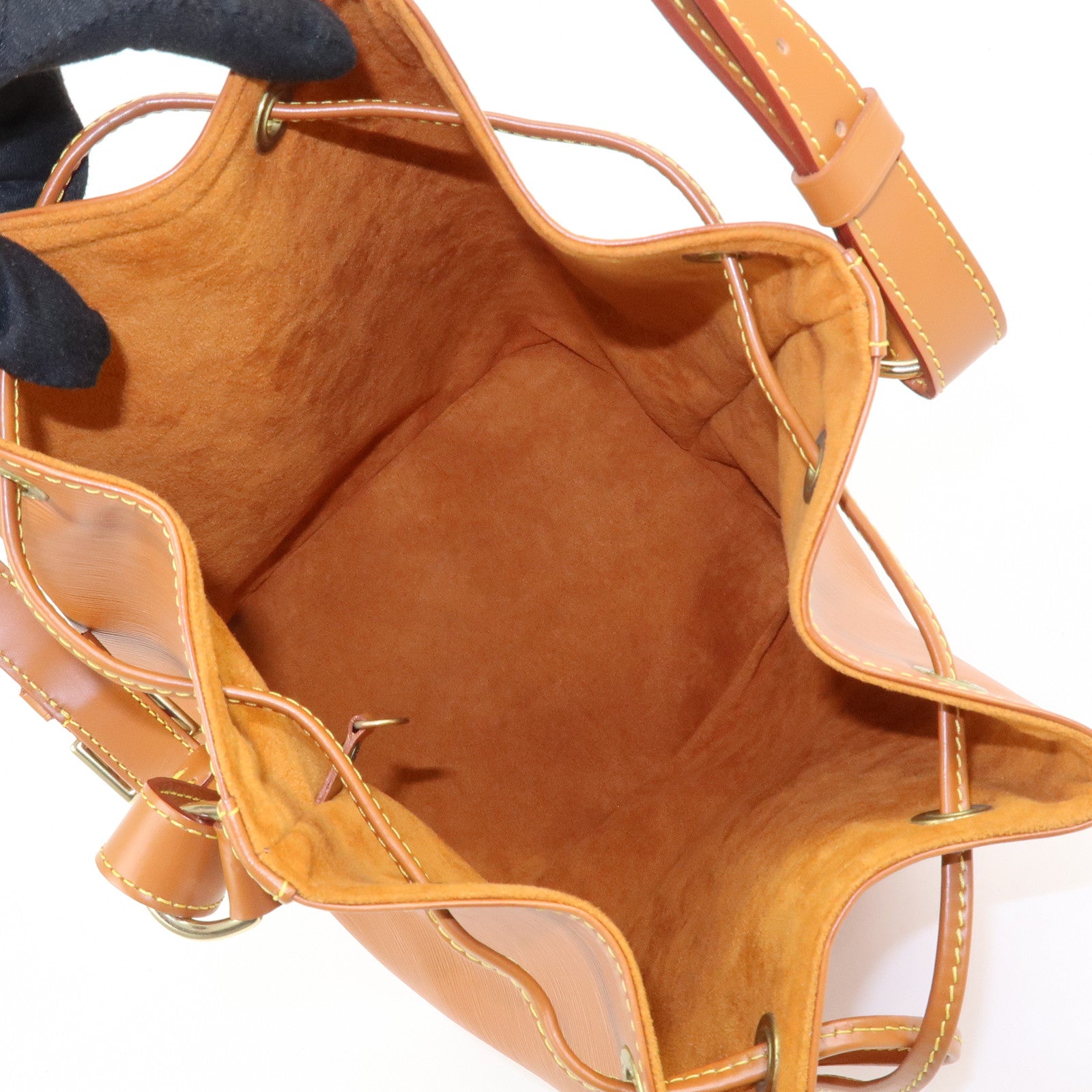 Louis Vuitton Epi Petit Noe Shoulder Bag Zipang Gold M44108