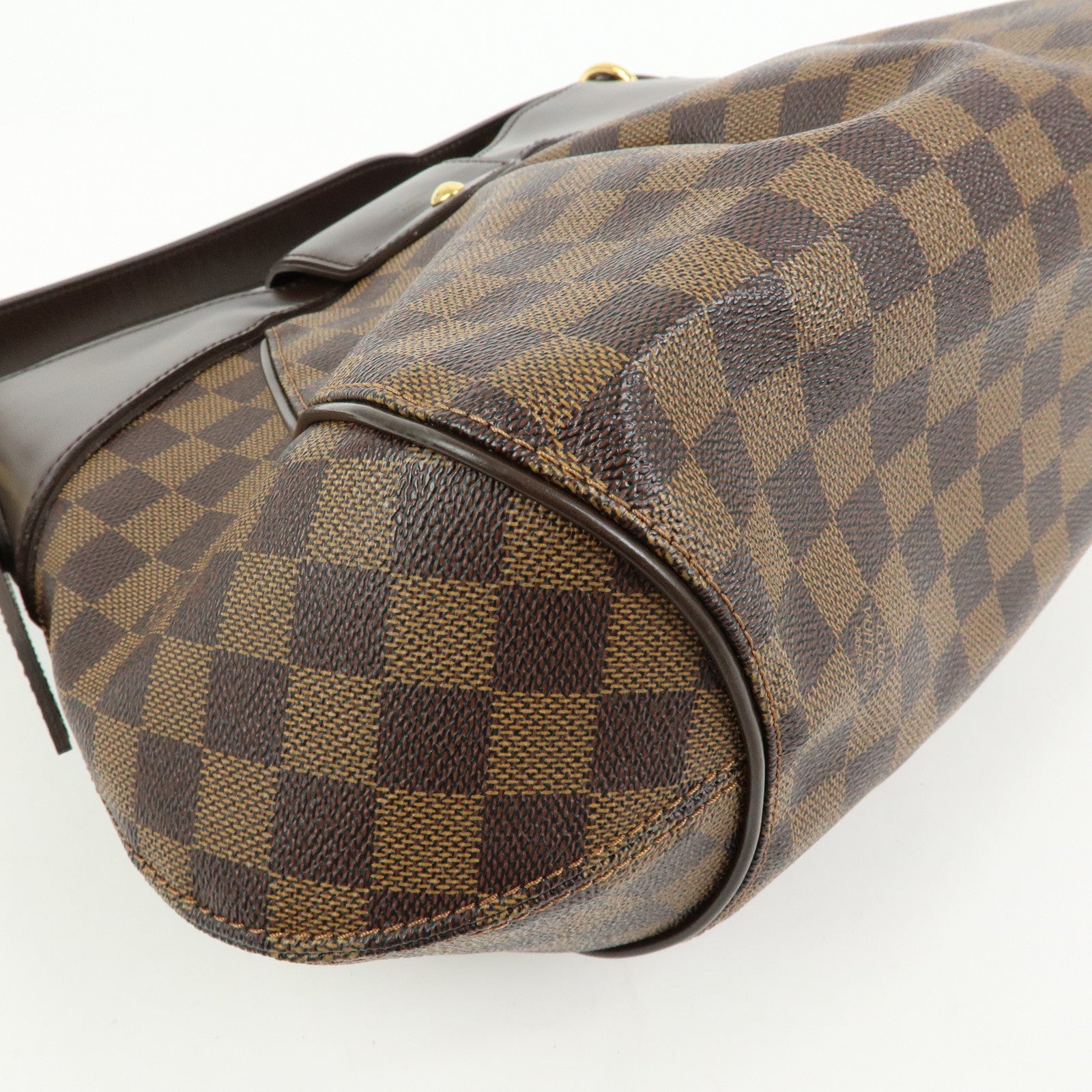 Louis Vuitton Damier Ebene Sistina GM Shoulder Bag Brown N41540