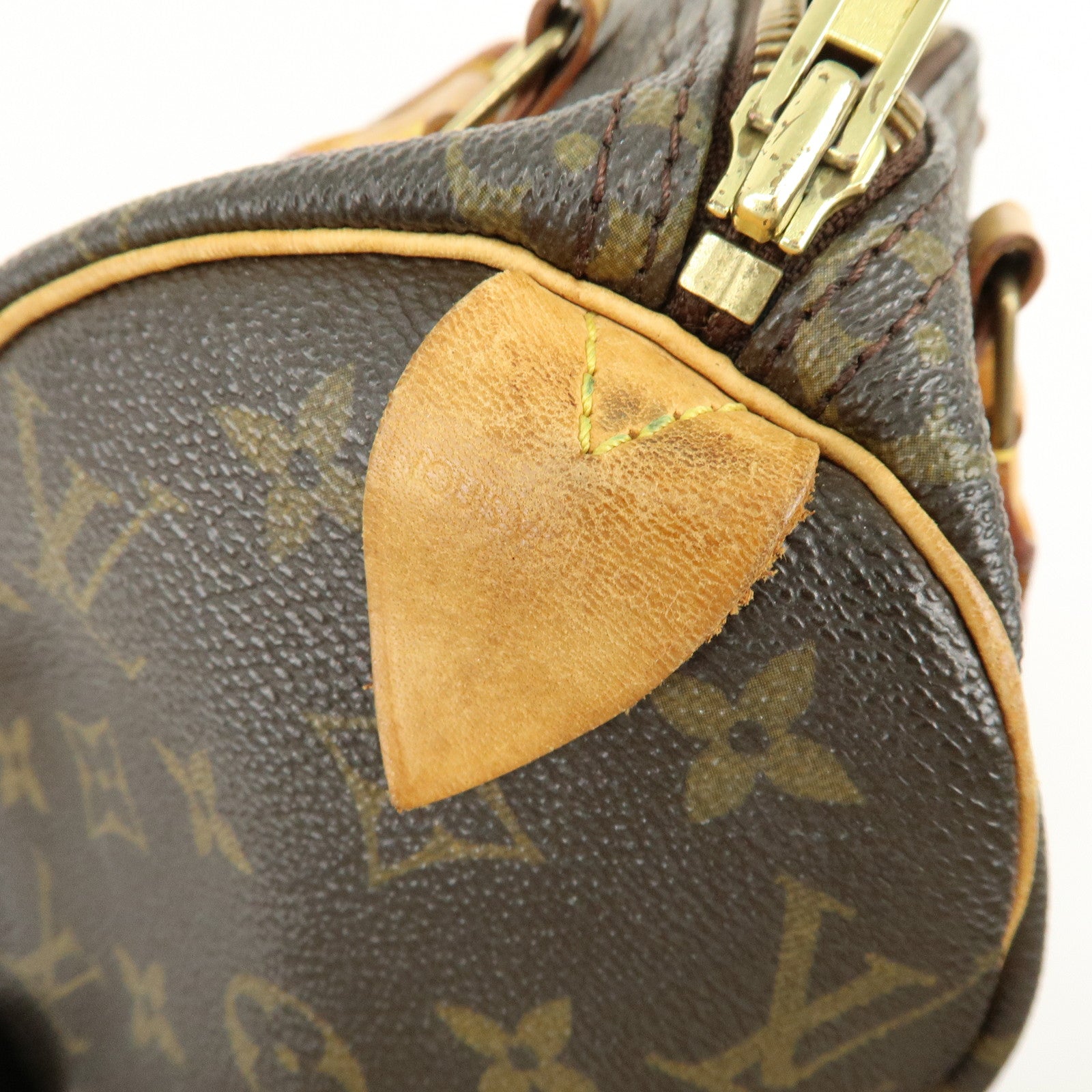Louis Vuitton Monogram Speedy 25 Boston Bag Hand Bag Brown M41528