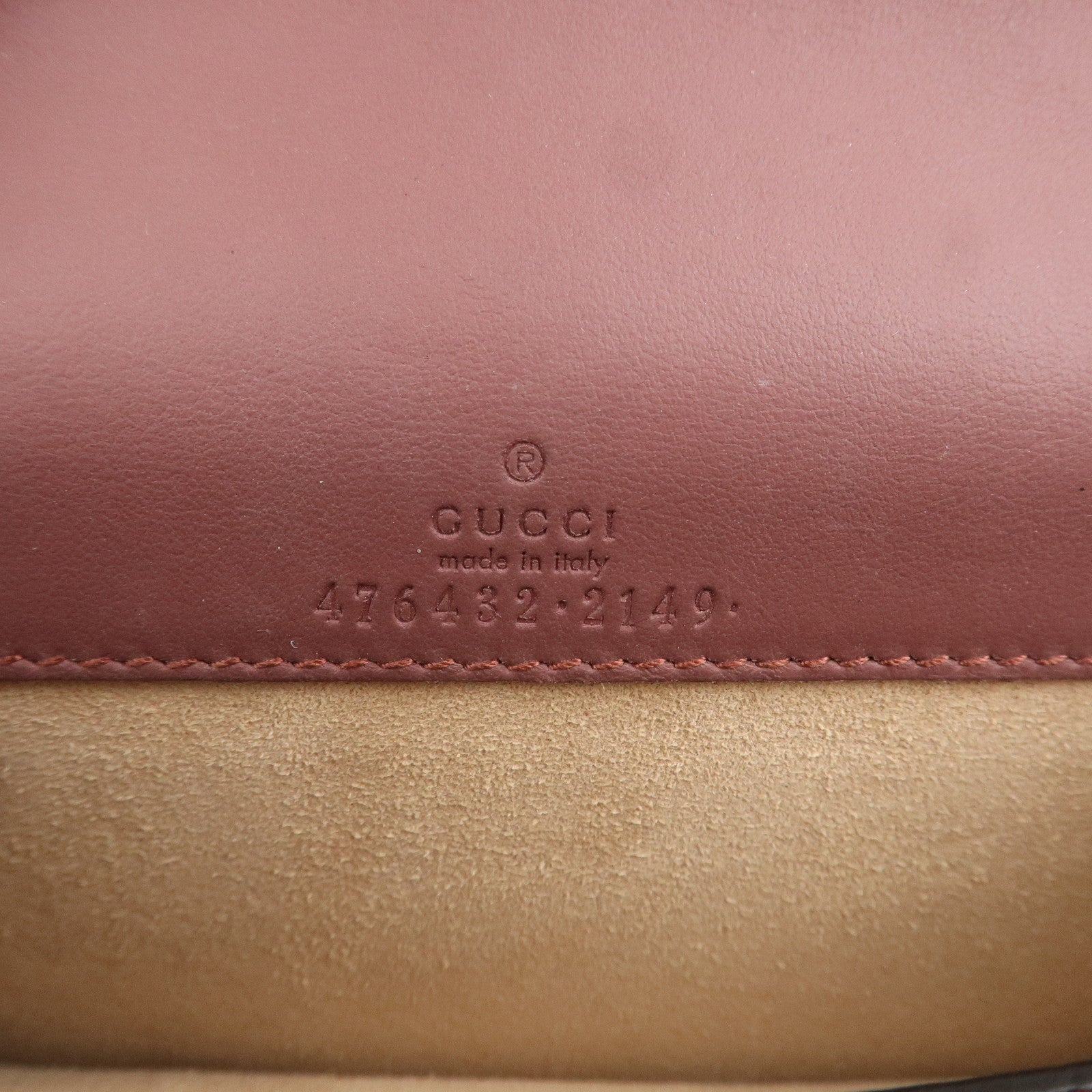 GUCCI Dionysus GG Supreme Mini Chain Shoulder Bag Beige Pink 476432