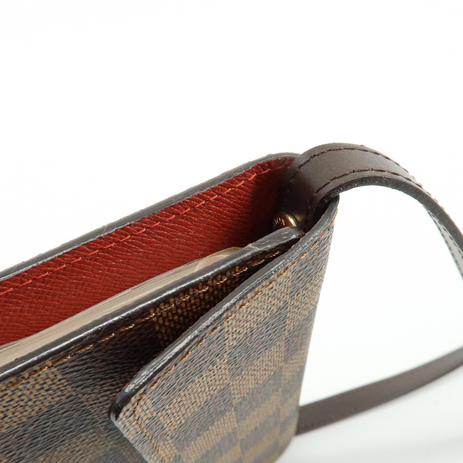 Louis Vuitton Damier Ebene Canvas Leather CD Case Holder N62935