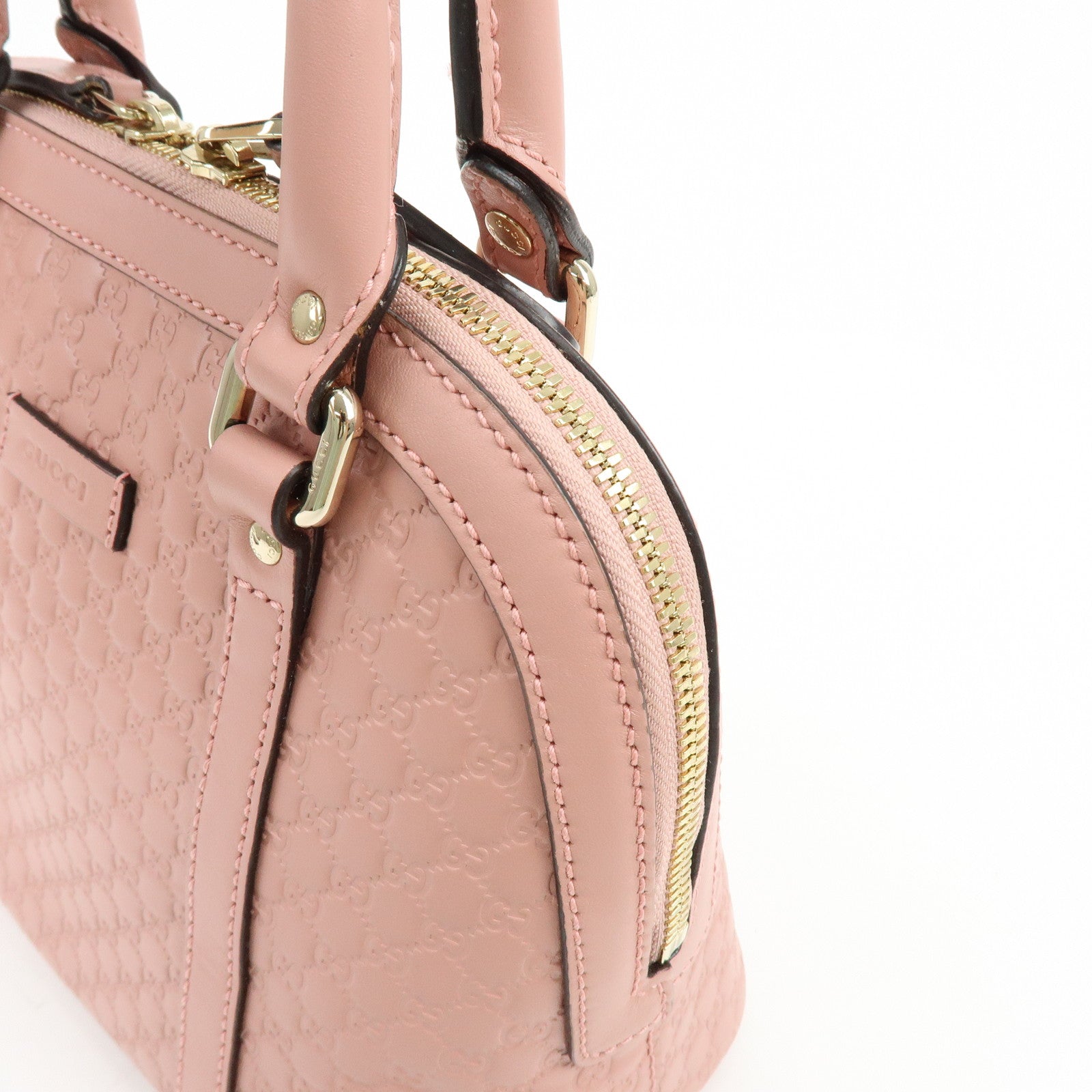 GUCCI Micro Guccisima Leather 2Way Bag Hand Bag Shoulder Bag 449654