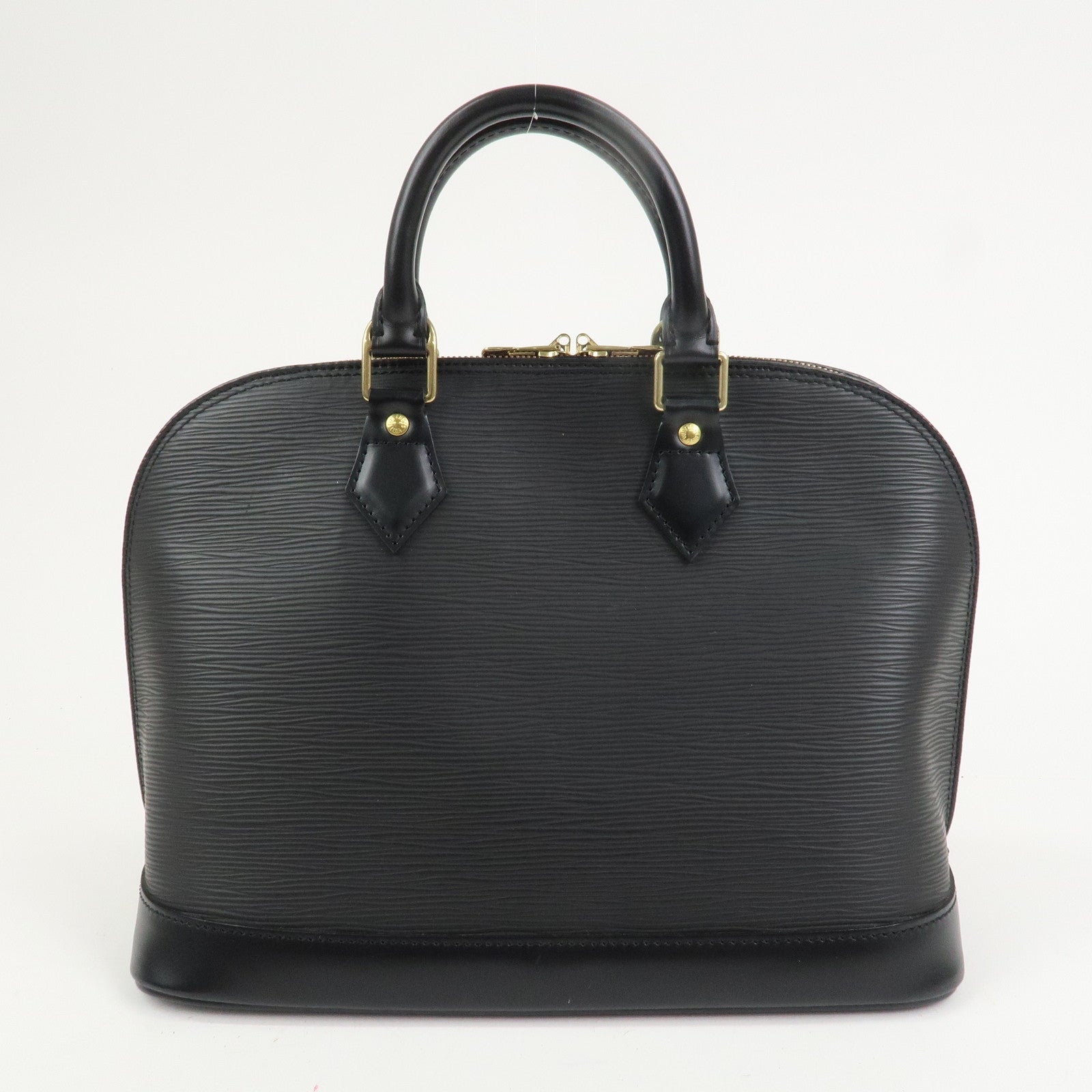 Louis Vuitton Epi Leather Alma PM Hand Bag Noir Black M52802