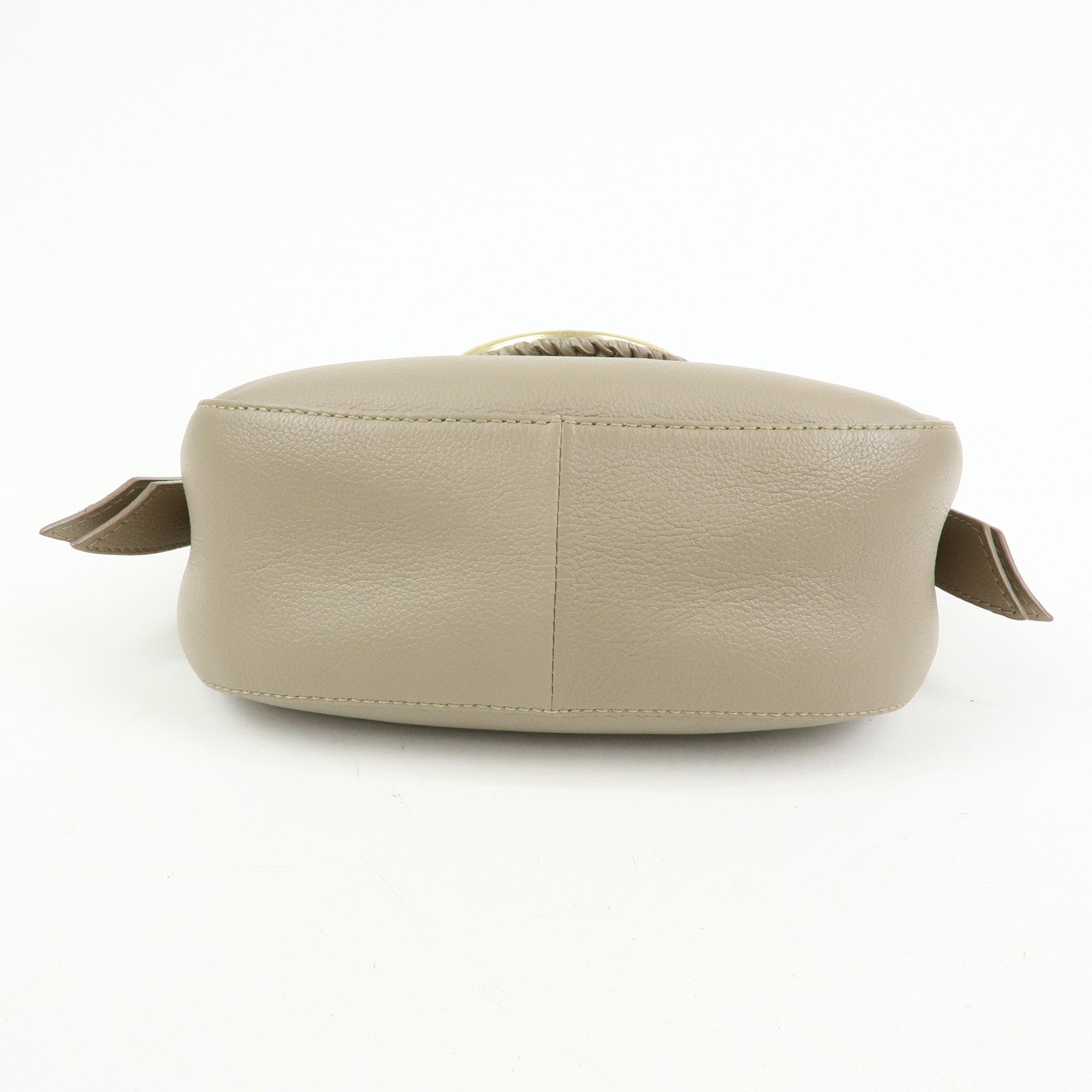 Chloe See by Chloe Joan Leather 2Way Bag Shoulder Hand Bag Gray