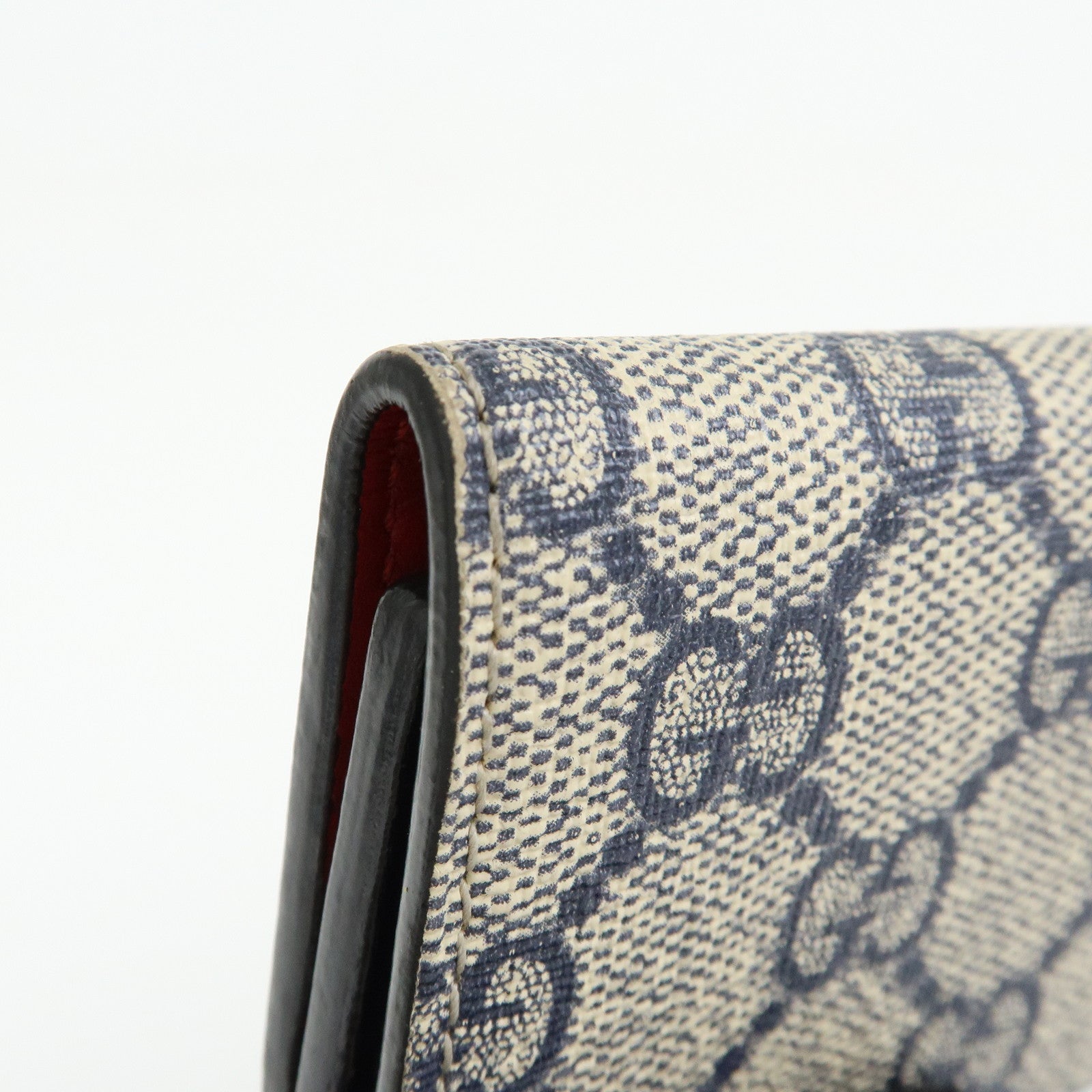 GUCCI Sherry Set of 2 GG Supreme Canvas Wallet 658634 435292