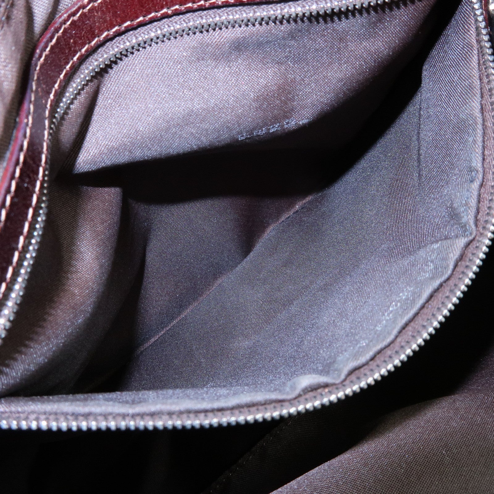 FENDI Suede Leather Tote Bag Hand Bag Brown 26329