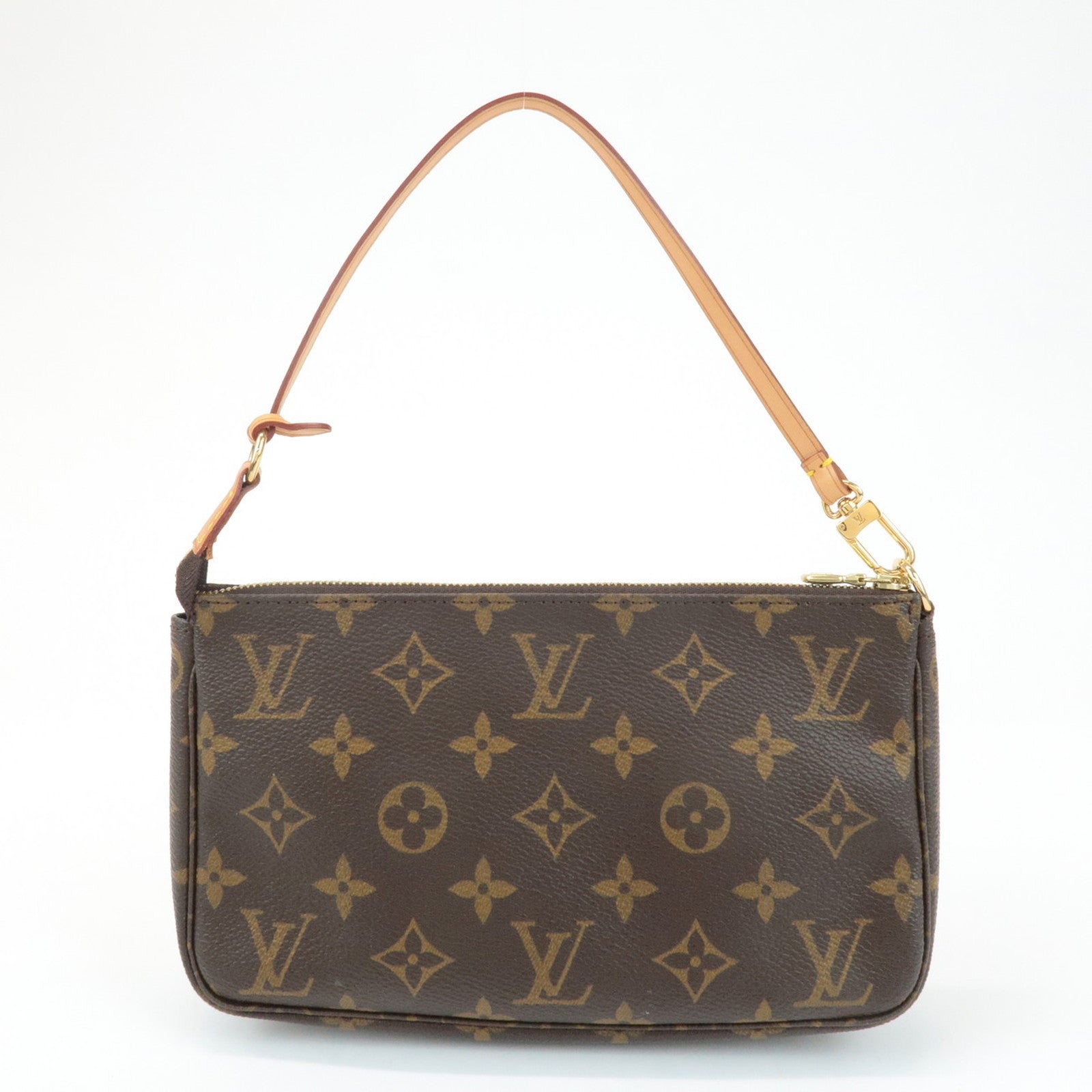 Louis Vuitton Monogram Pochette Accessoires Hand Bag Brown M51980