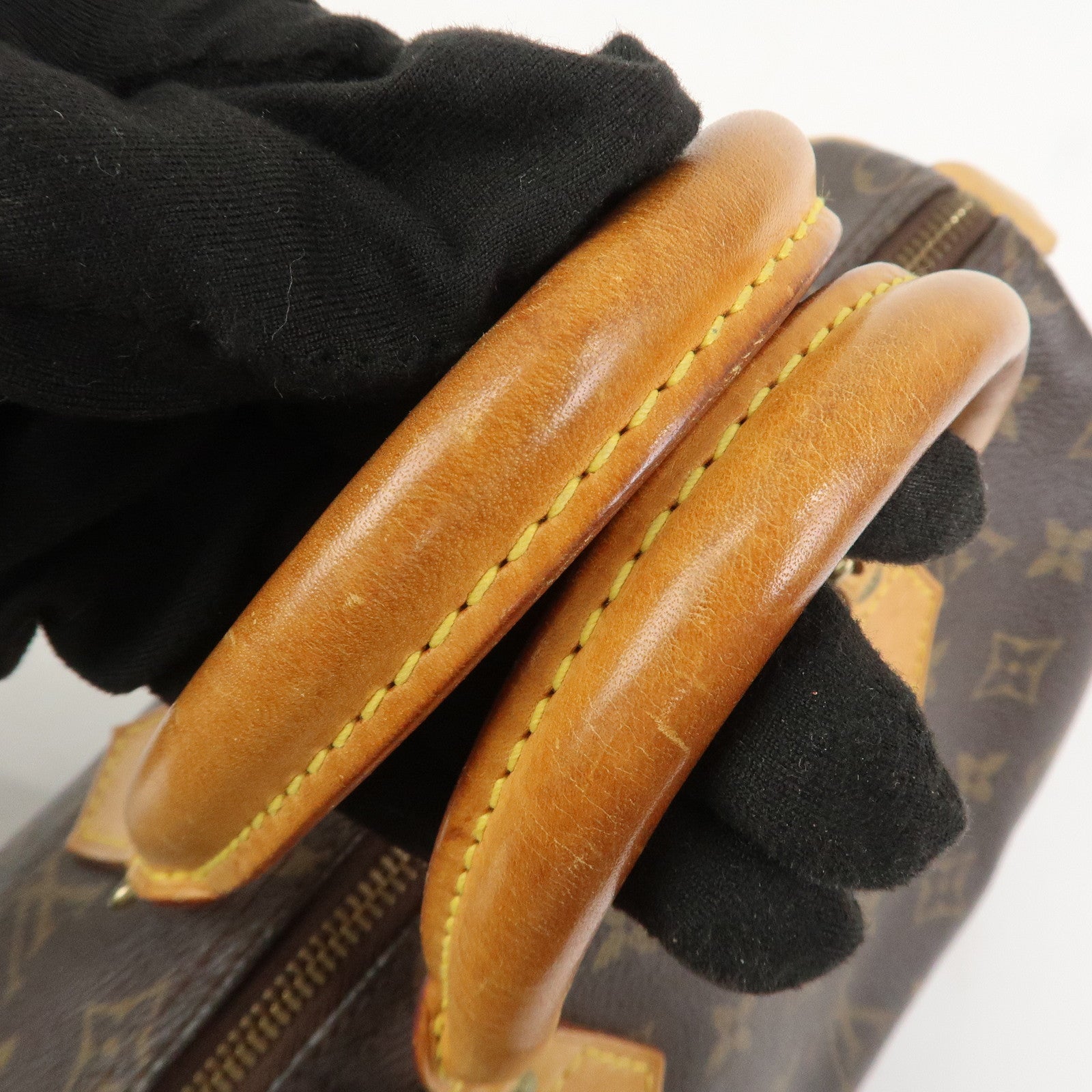 Louis Vuitton Monogram Speedy 25 Boston Bag Hand Bag Brown M41528